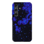 Pixelated Blue Nebula Phone Case