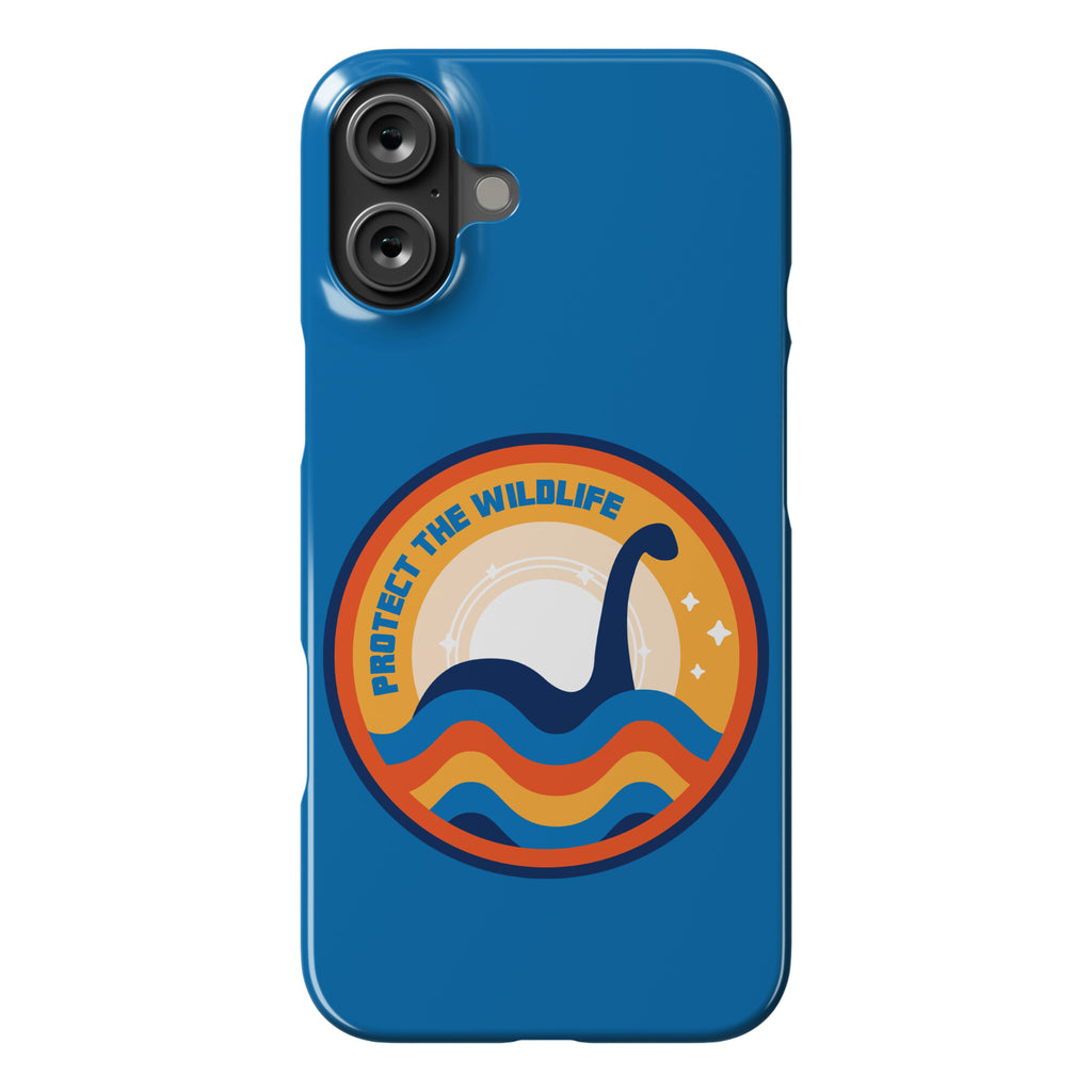 Protect The Wildlife - Nessie, Loch Ness Monster Phone Case