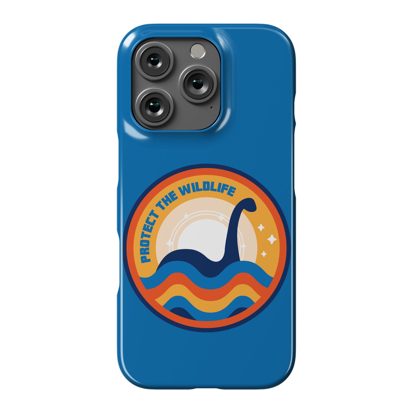 Protect The Wildlife - Nessie, Loch Ness Monster Phone Case