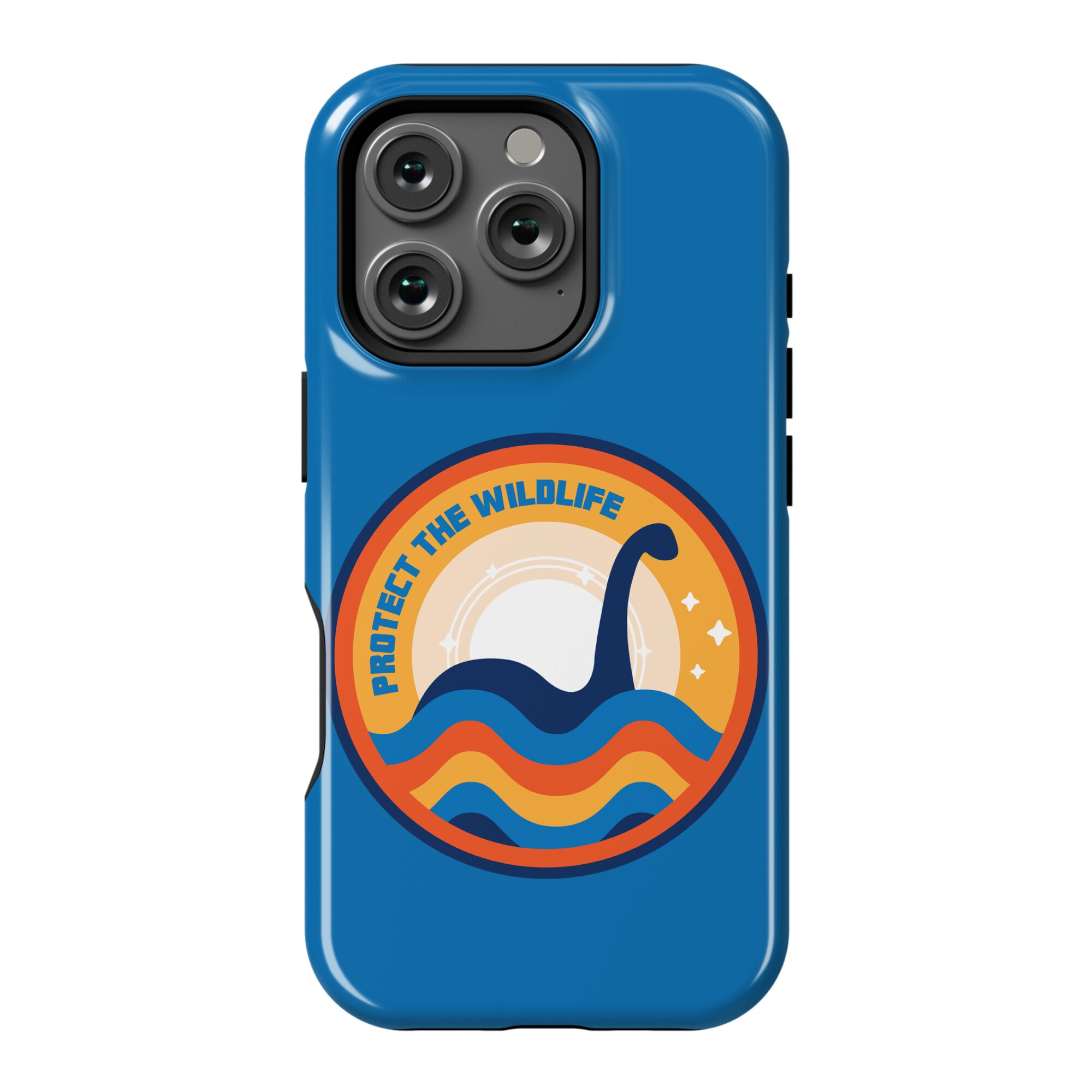 Protect The Wildlife - Nessie, Loch Ness Monster Phone Case