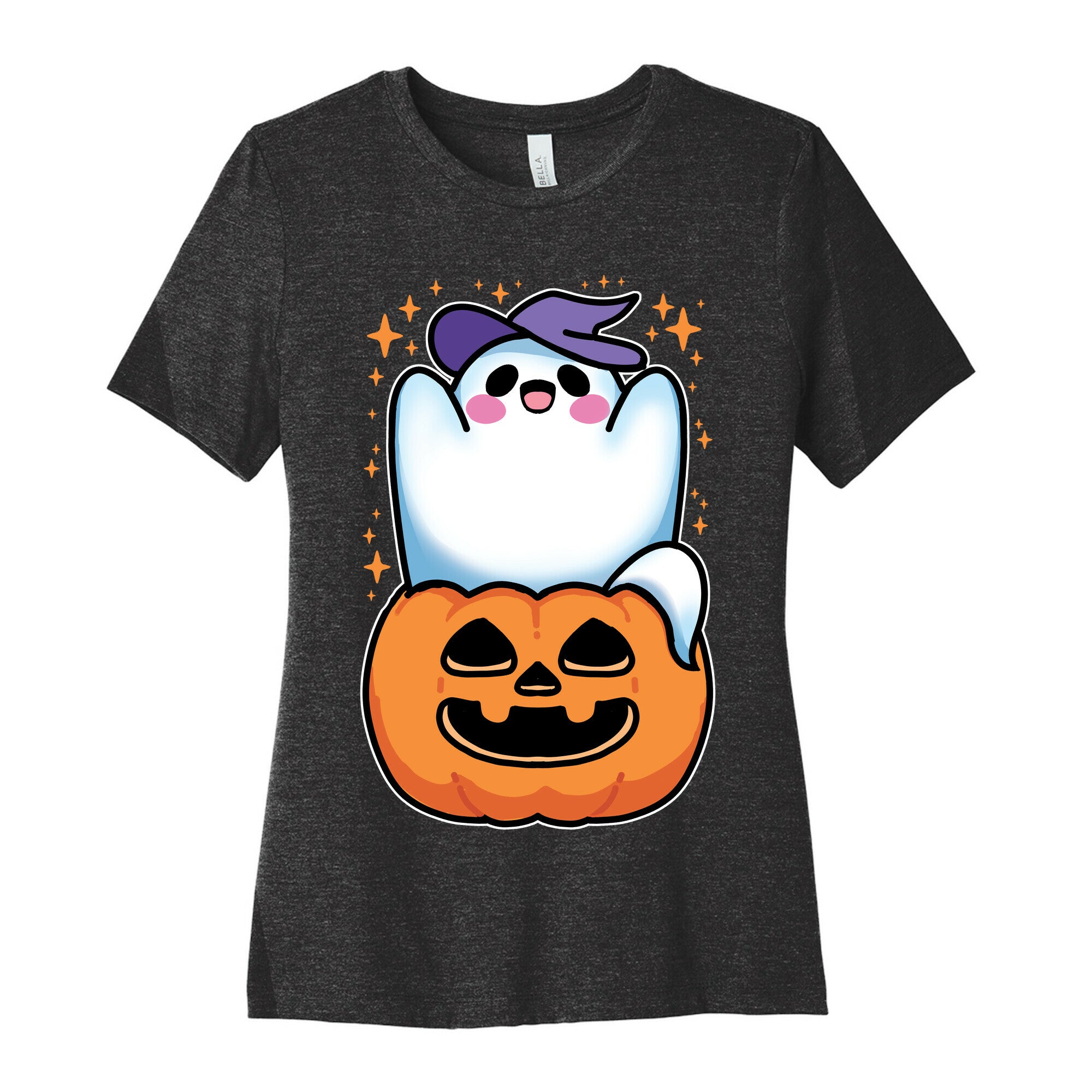 Cute Halloween Ghost Women's Cotton Tee