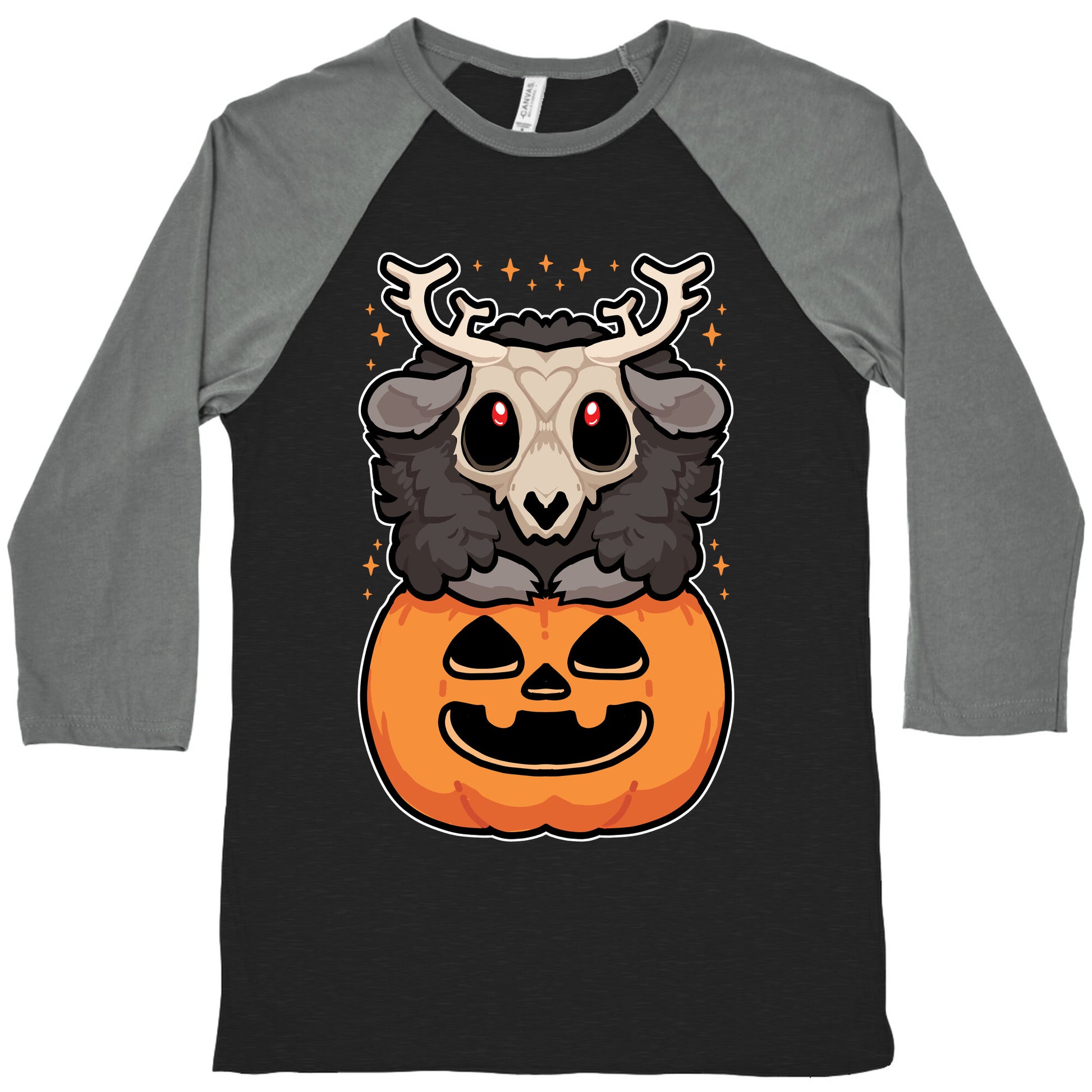 Cute Halloween Wendigo Baseball Tee