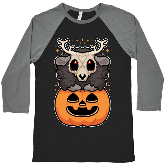 Cute Halloween Wendigo Baseball Tee