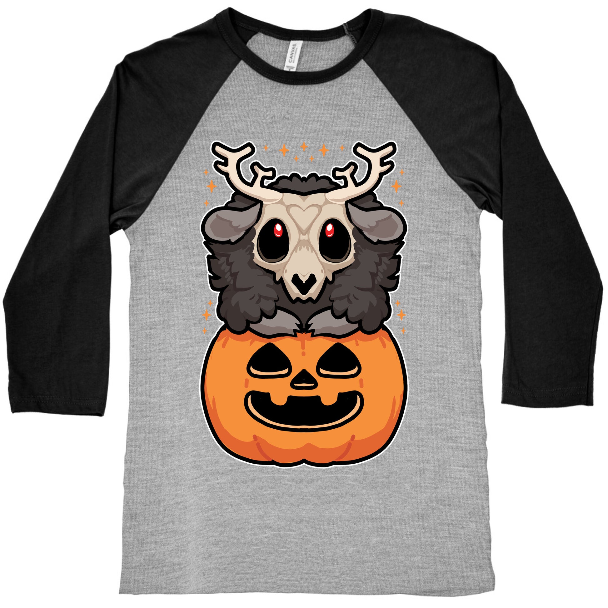 Cute Halloween Wendigo Baseball Tee