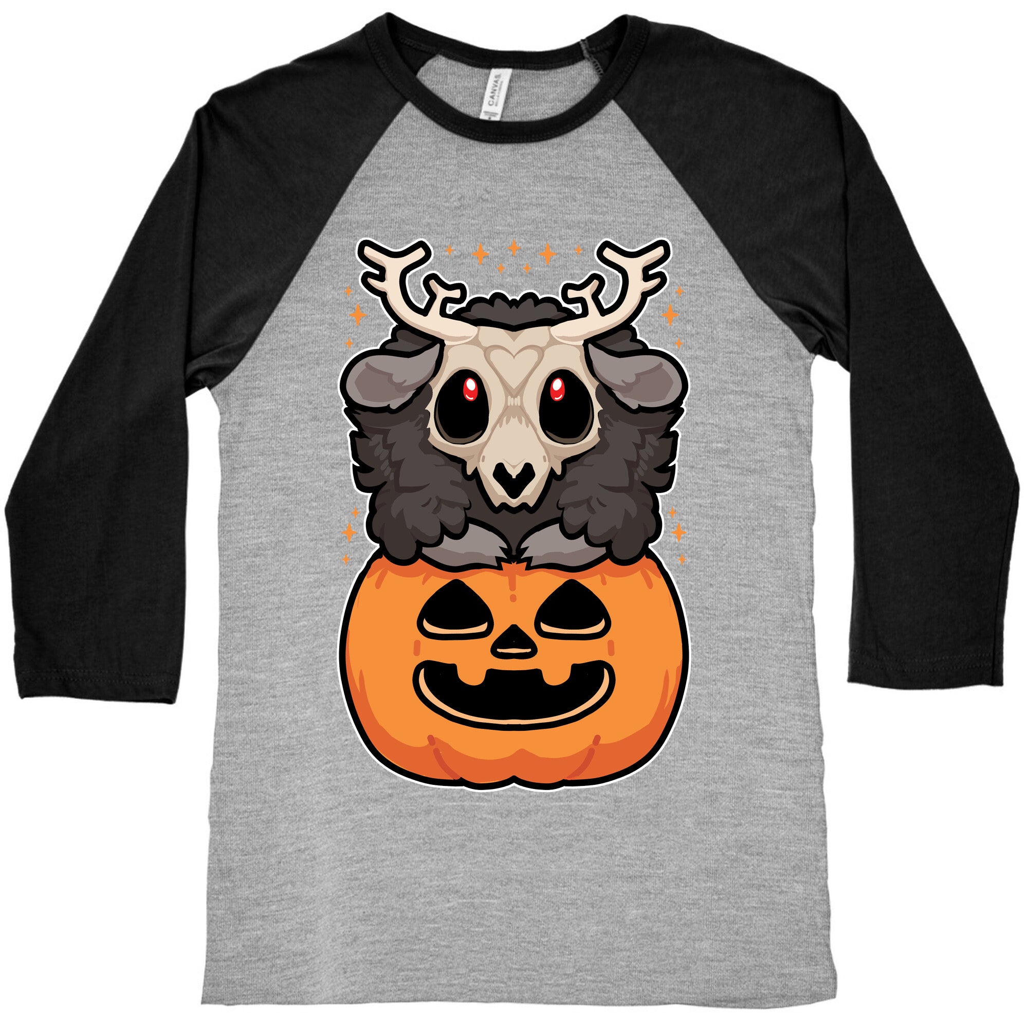 Cute Halloween Wendigo Baseball Tee