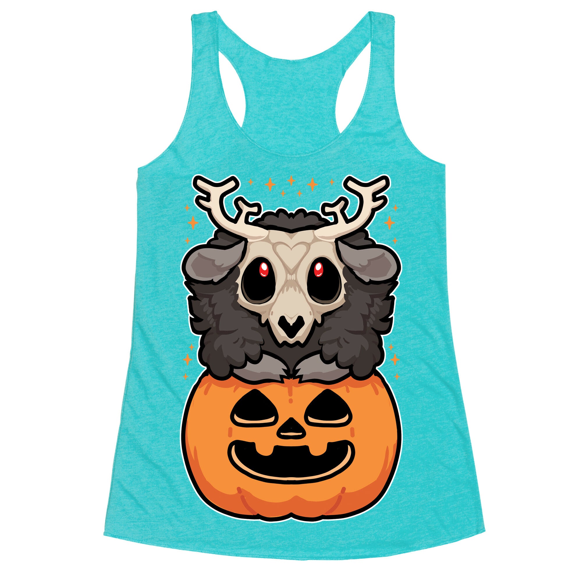 Cute Halloween Wendigo Racerback Tank