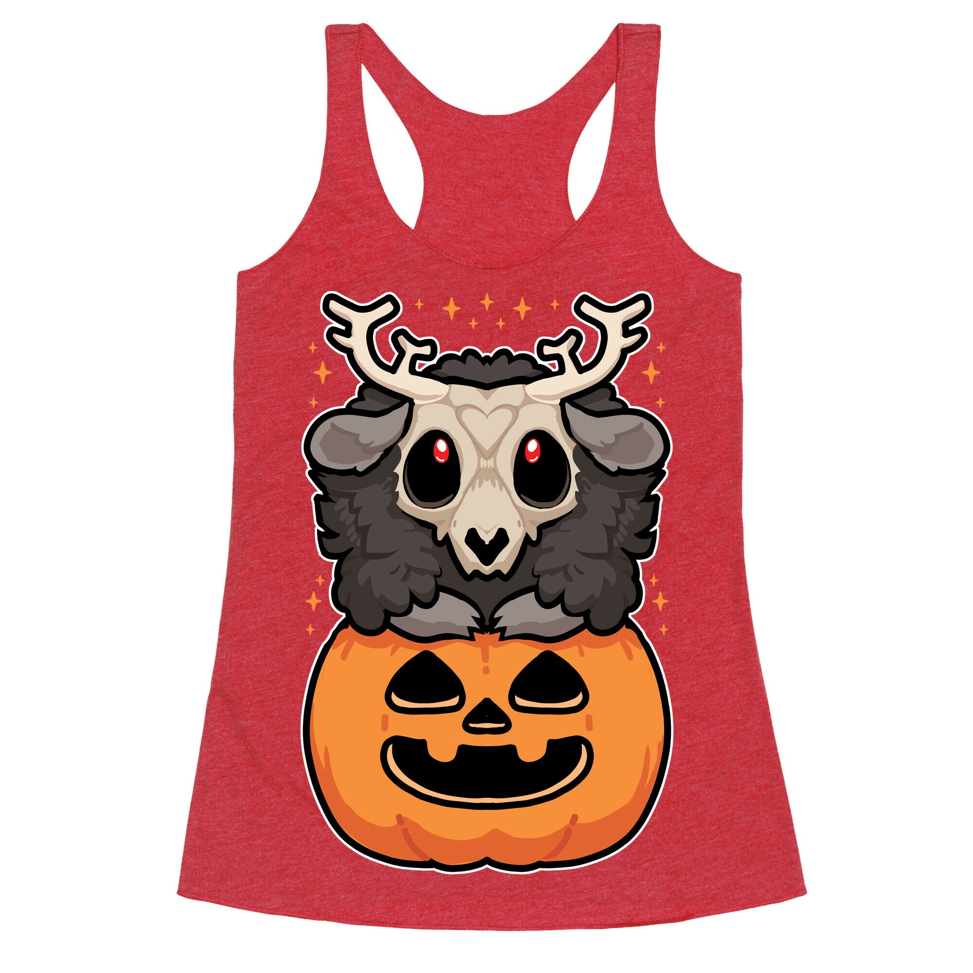 Cute Halloween Wendigo Racerback Tank