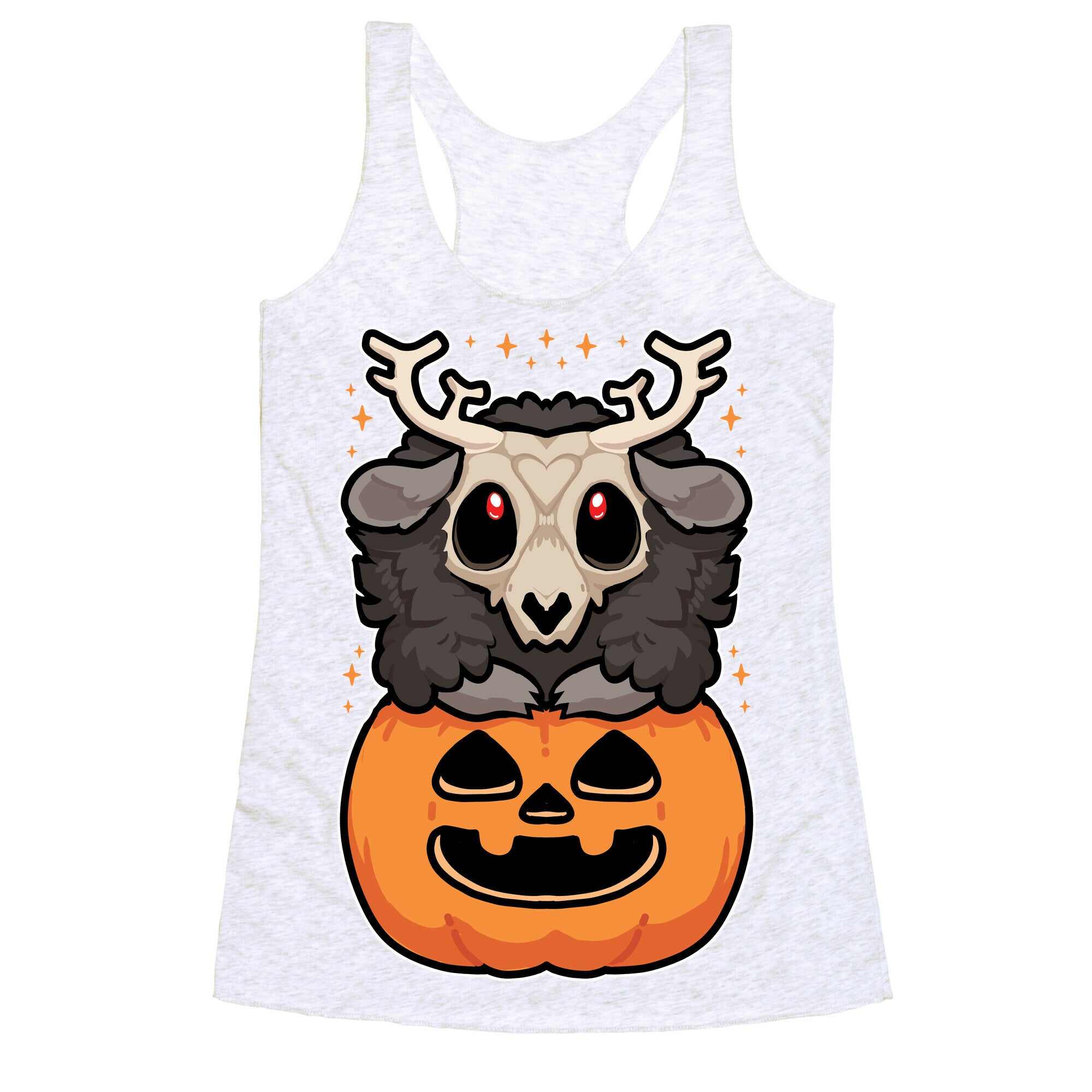 Cute Halloween Wendigo Racerback Tank