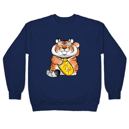 Lucky Tiger Crewneck Sweatshirt