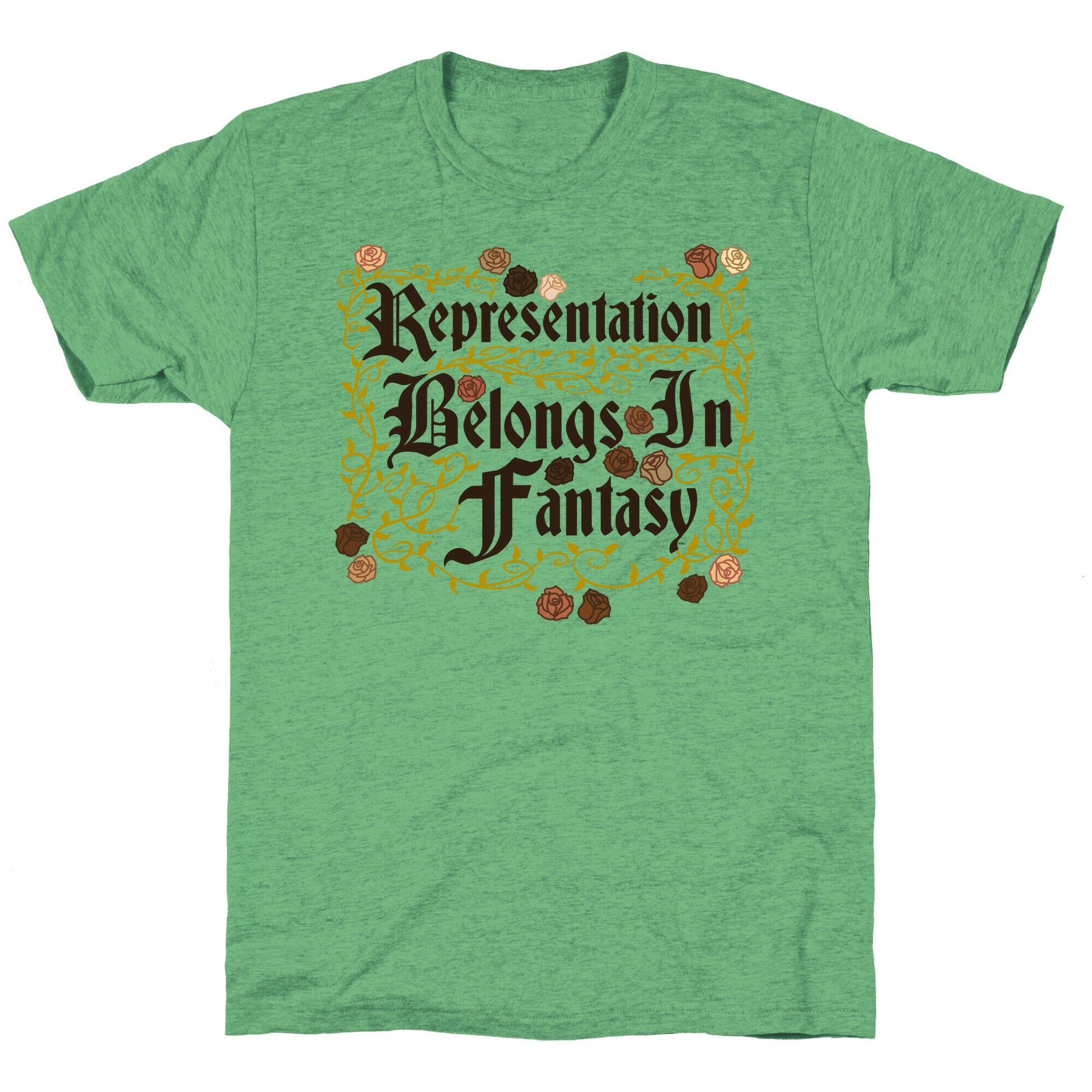 Representation Belongs In Fantasy Unisex Triblend Tee