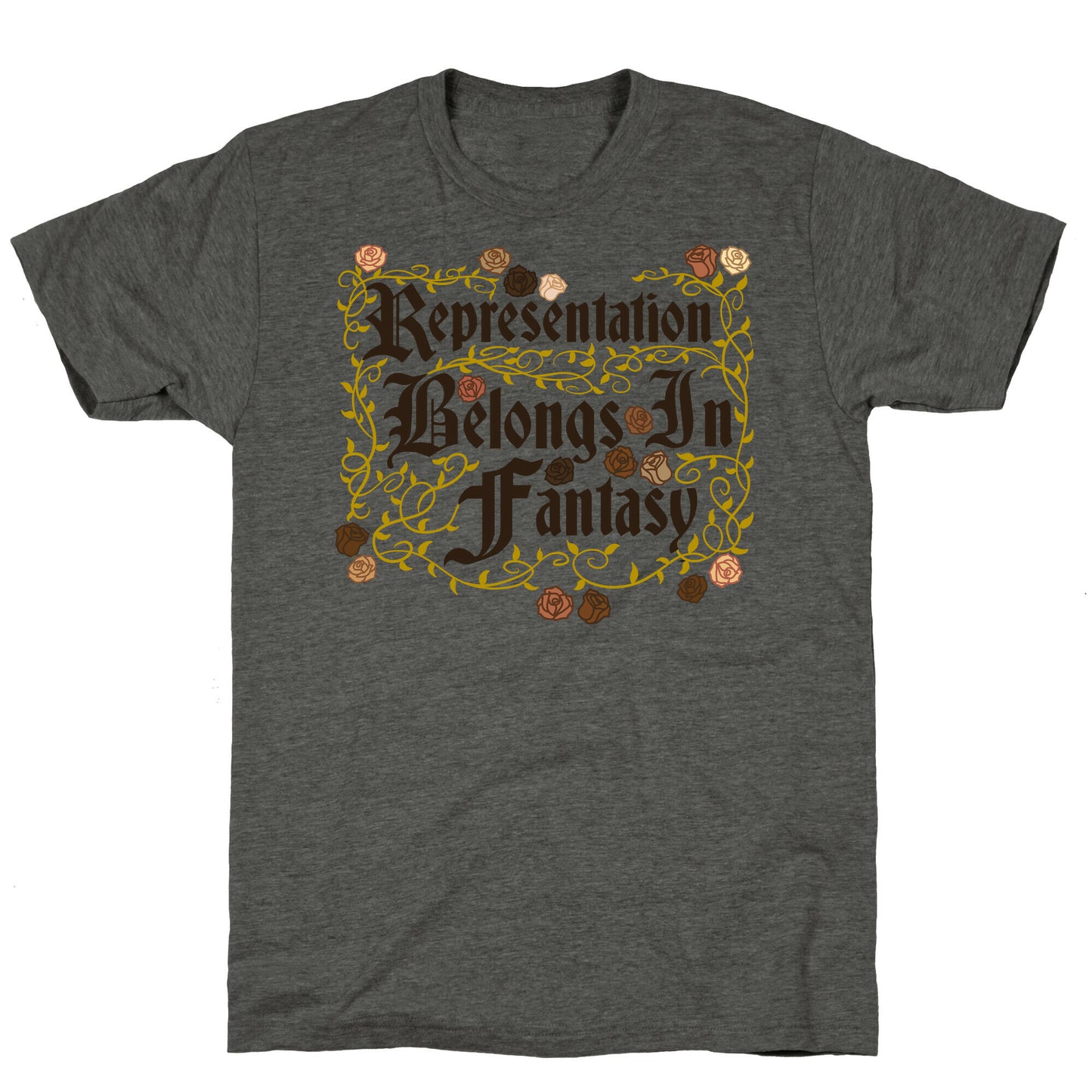 Representation Belongs In Fantasy Unisex Triblend Tee