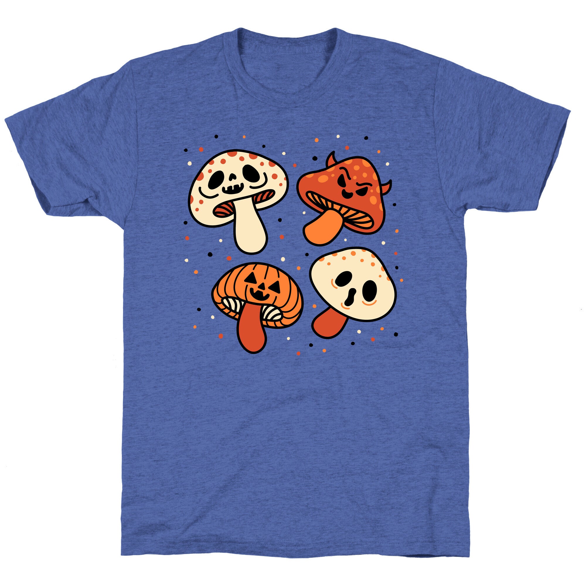 Spooky Mushrooms Unisex Triblend Tee