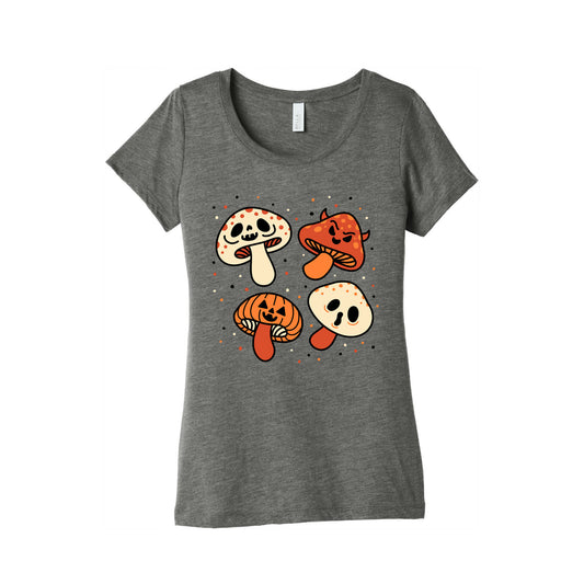 Spooky Mushrooms Women's Triblend Tee