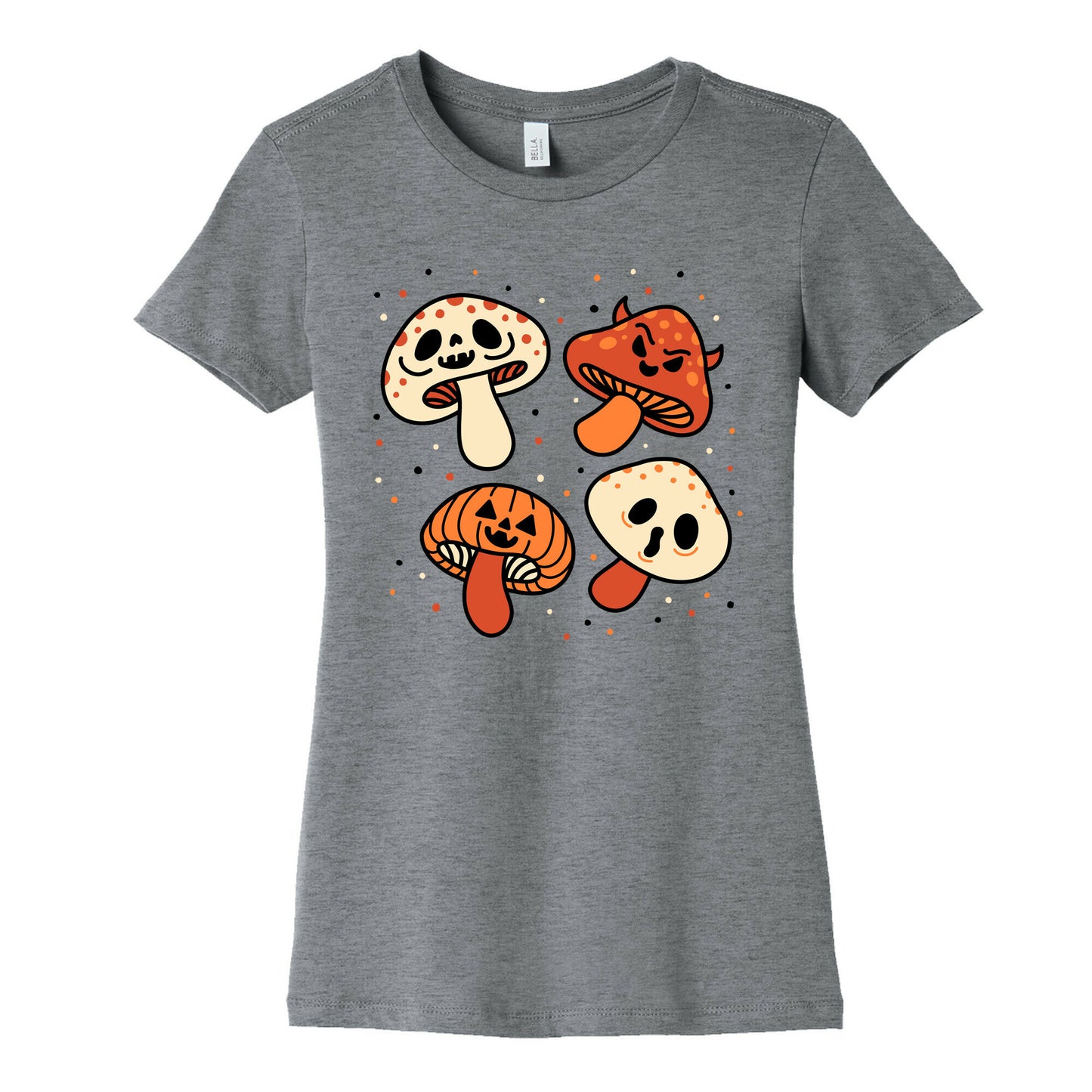 Spooky Mushrooms Women's Cotton Tee