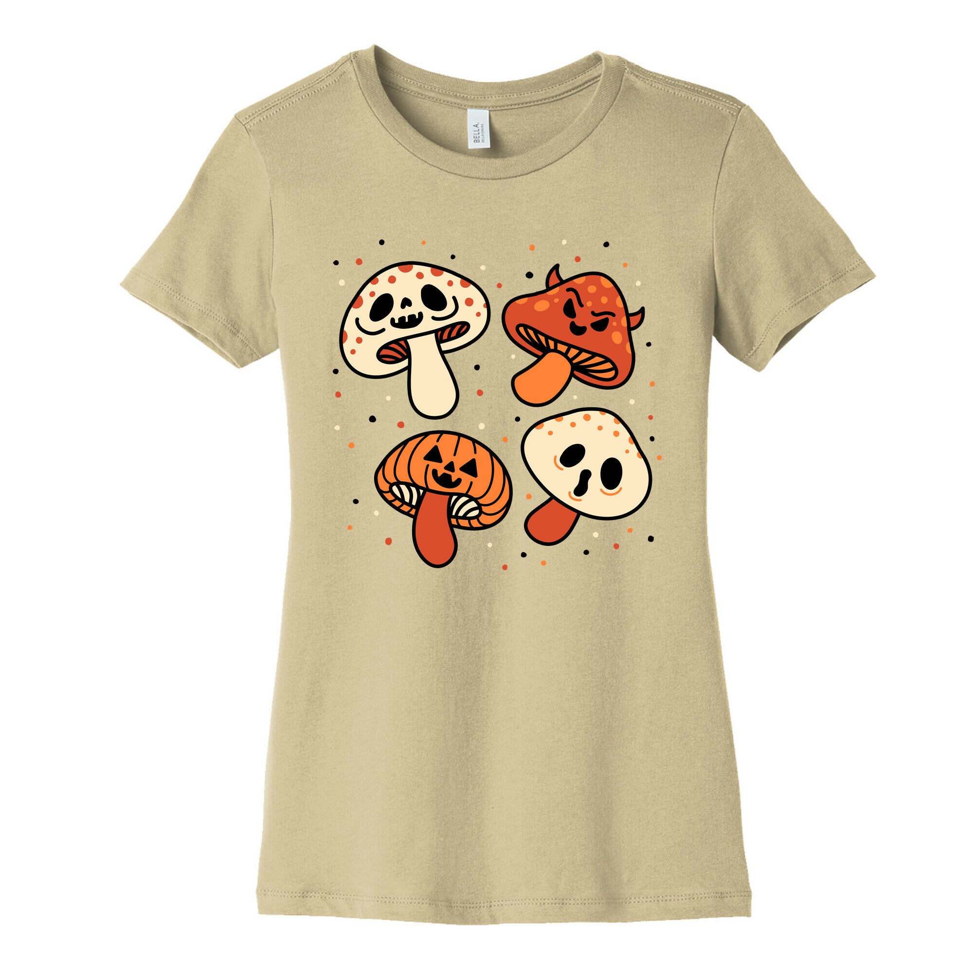 Spooky Mushrooms Women's Cotton Tee