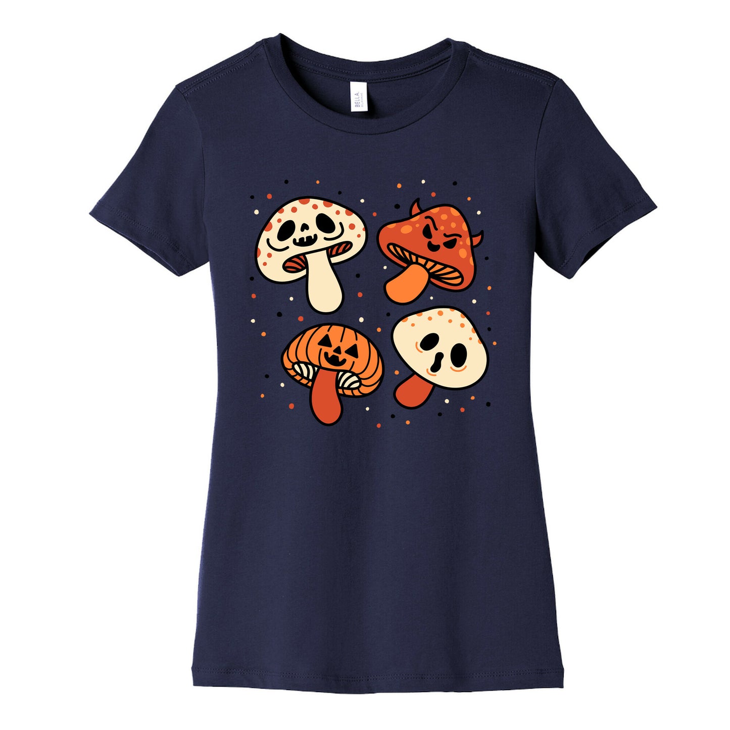 Spooky Mushrooms Women's Cotton Tee