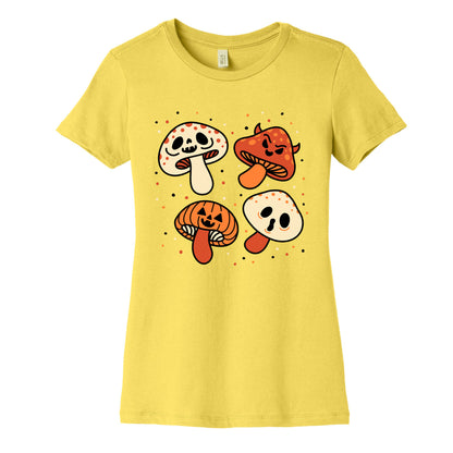 Spooky Mushrooms Women's Cotton Tee