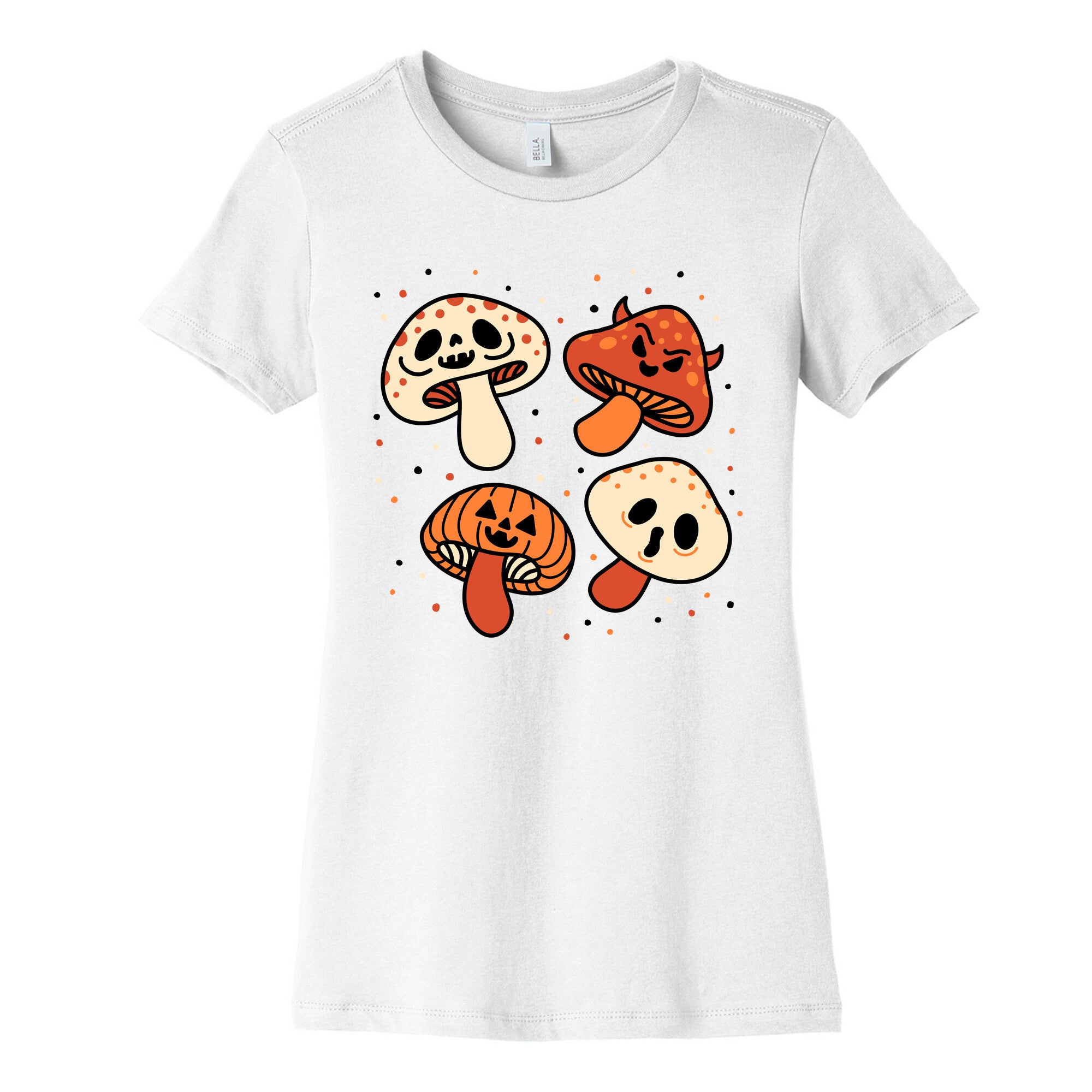 Spooky Mushrooms Women's Cotton Tee