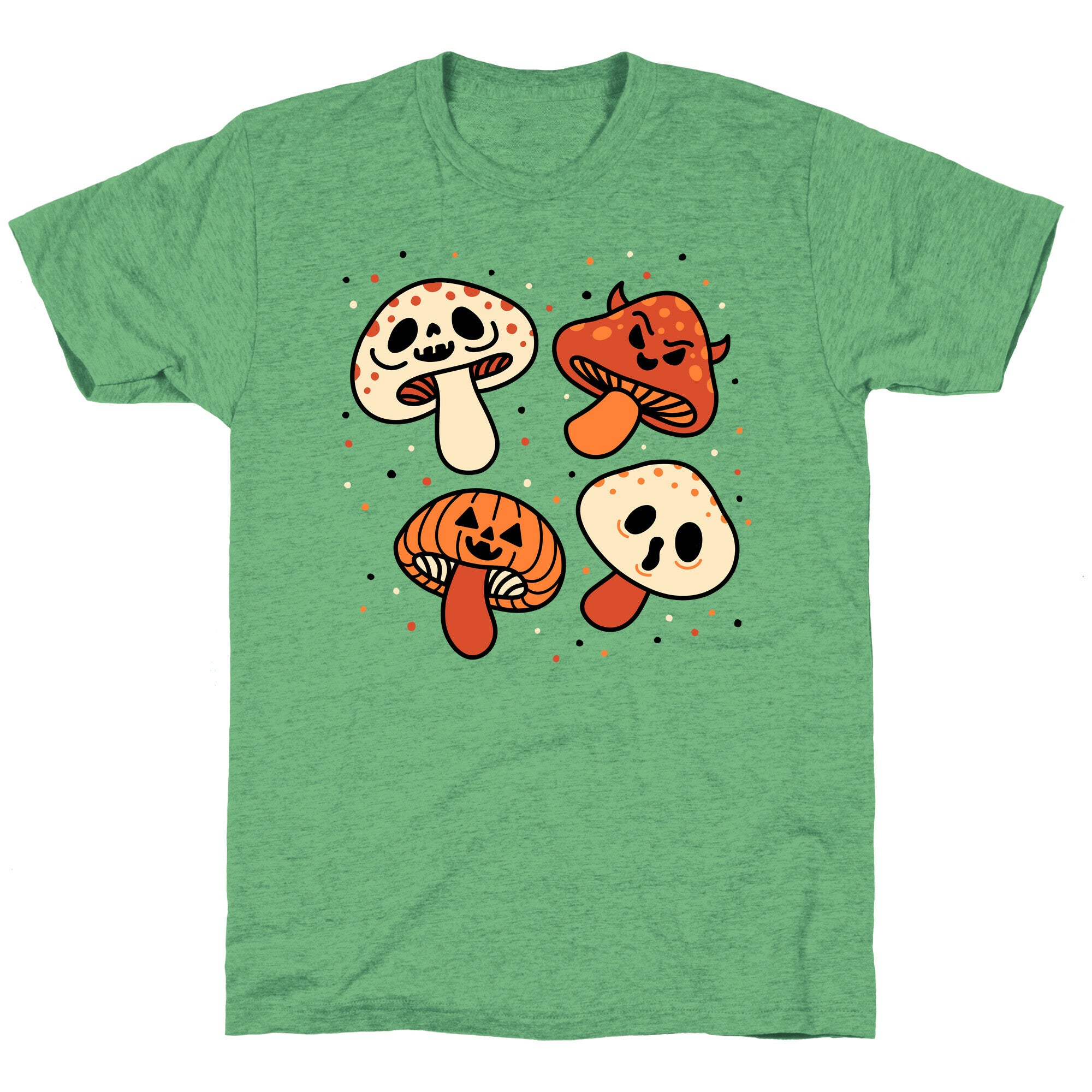 Spooky Mushrooms Unisex Triblend Tee