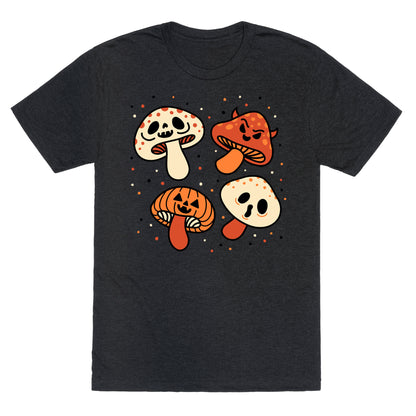 Spooky Mushrooms Unisex Triblend Tee