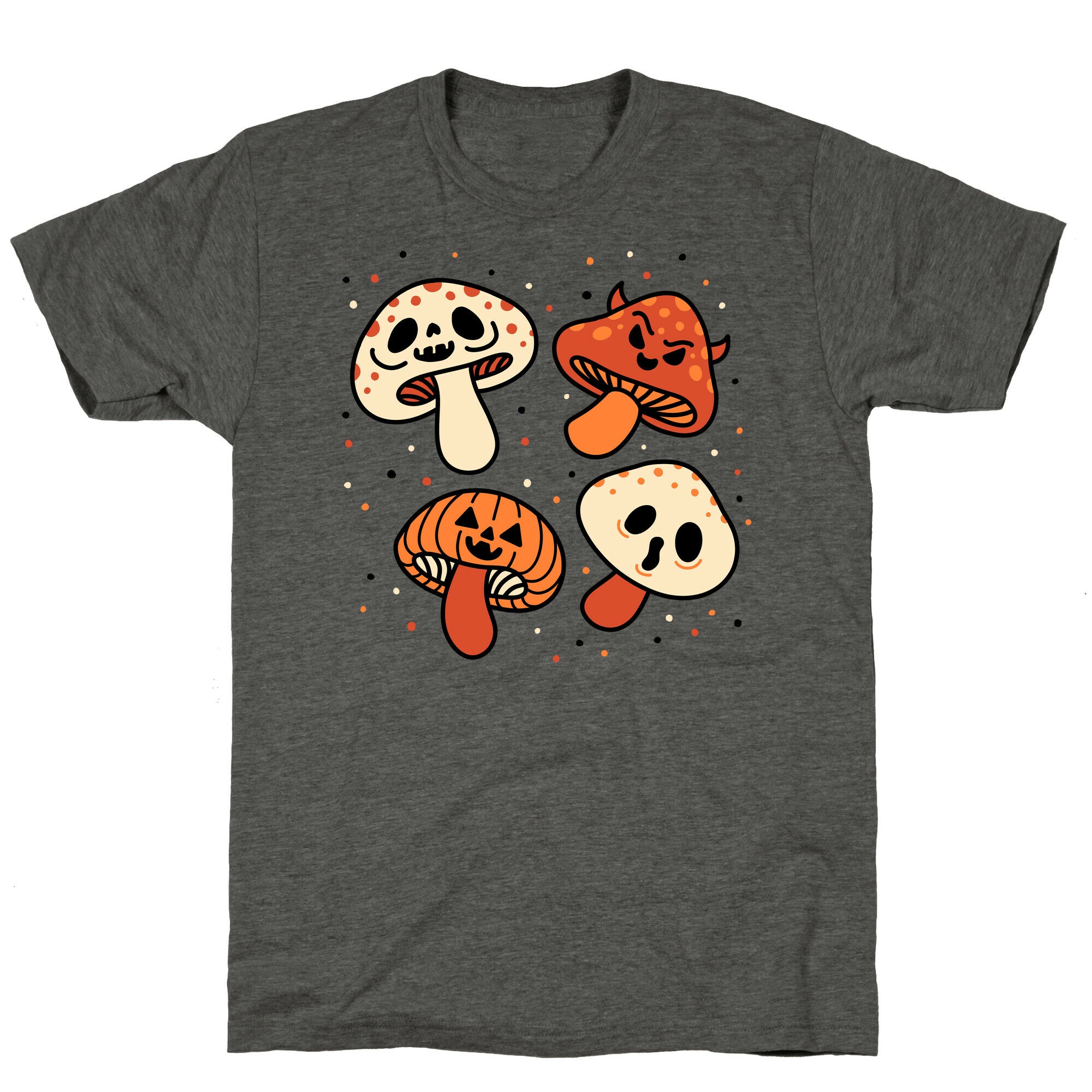Spooky Mushrooms Unisex Triblend Tee