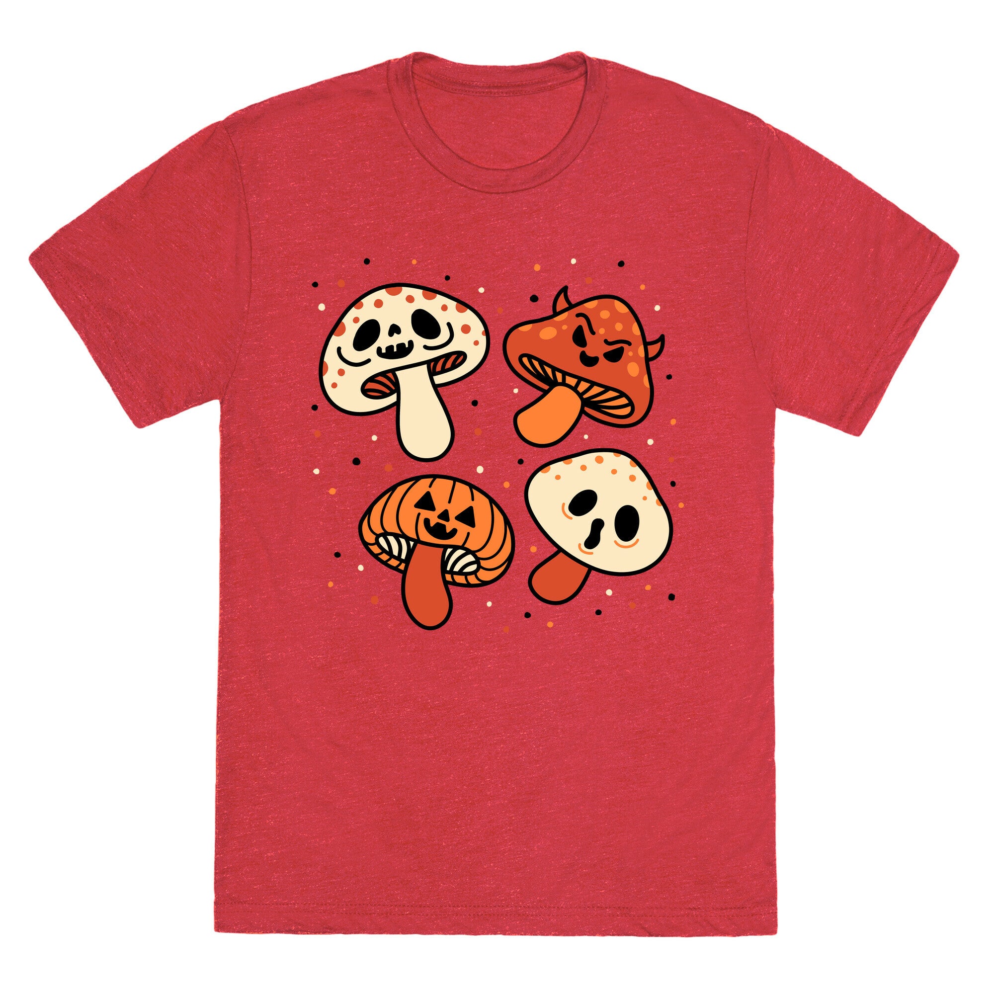 Spooky Mushrooms Unisex Triblend Tee