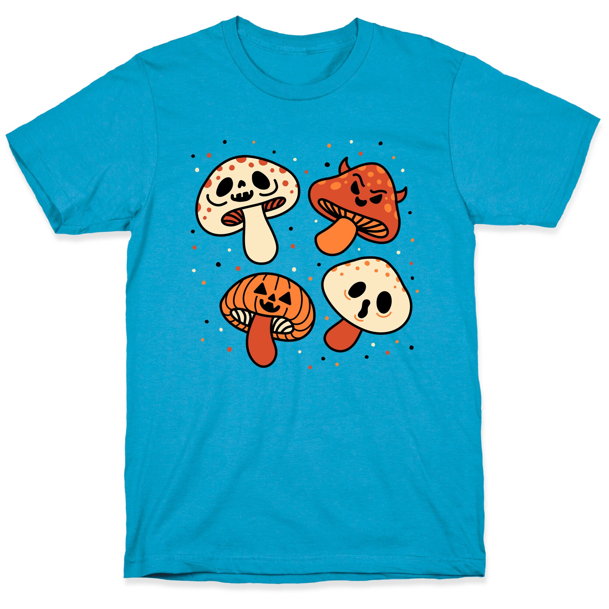 Spooky Mushrooms Unisex Triblend Tee