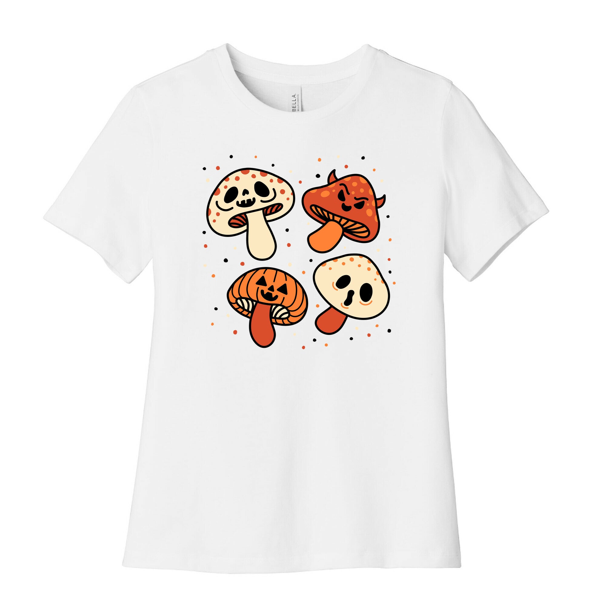 Spooky Mushrooms Women's Cotton Tee