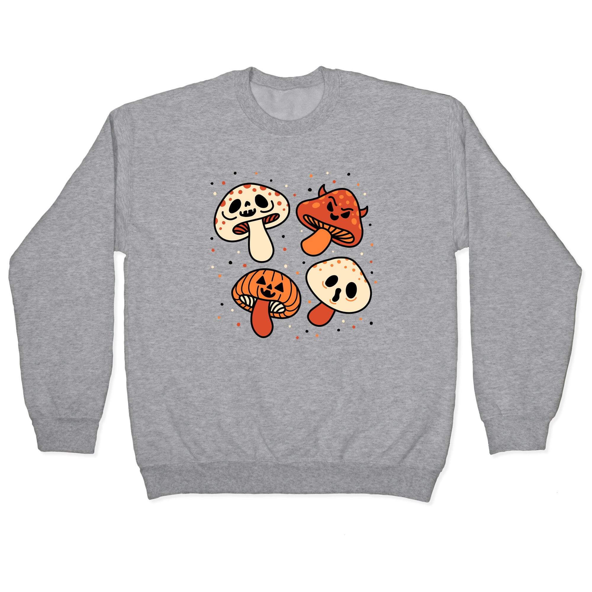 Spooky Mushrooms Crewneck Sweatshirt