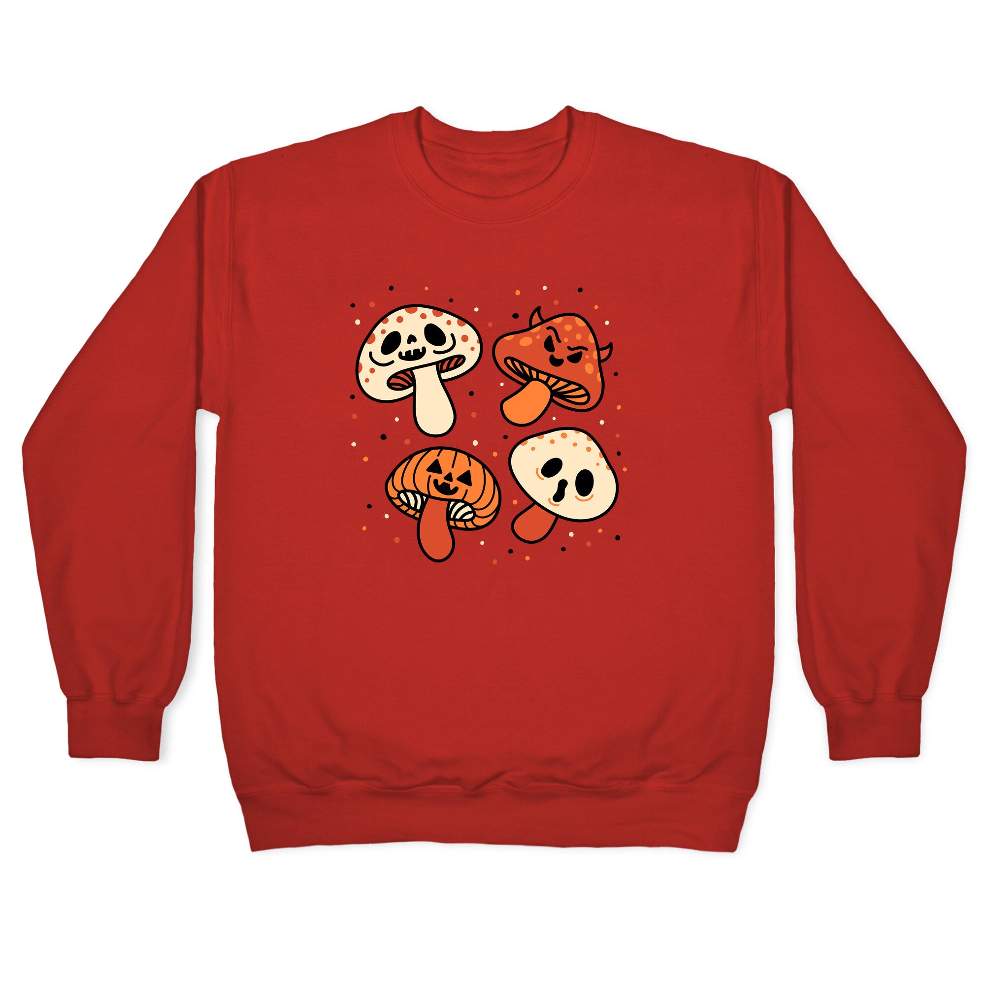 Spooky Mushrooms Crewneck Sweatshirt