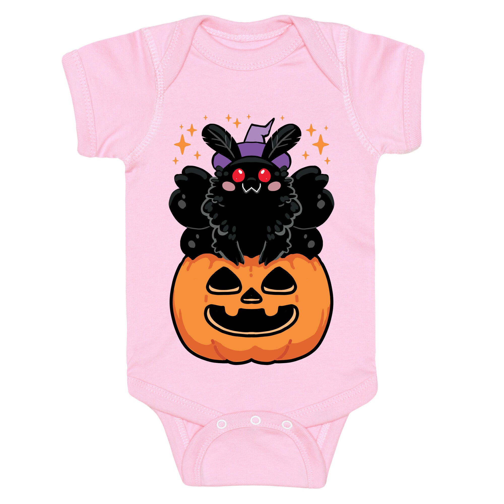 Cute Halloween Mothman Baby One Piece