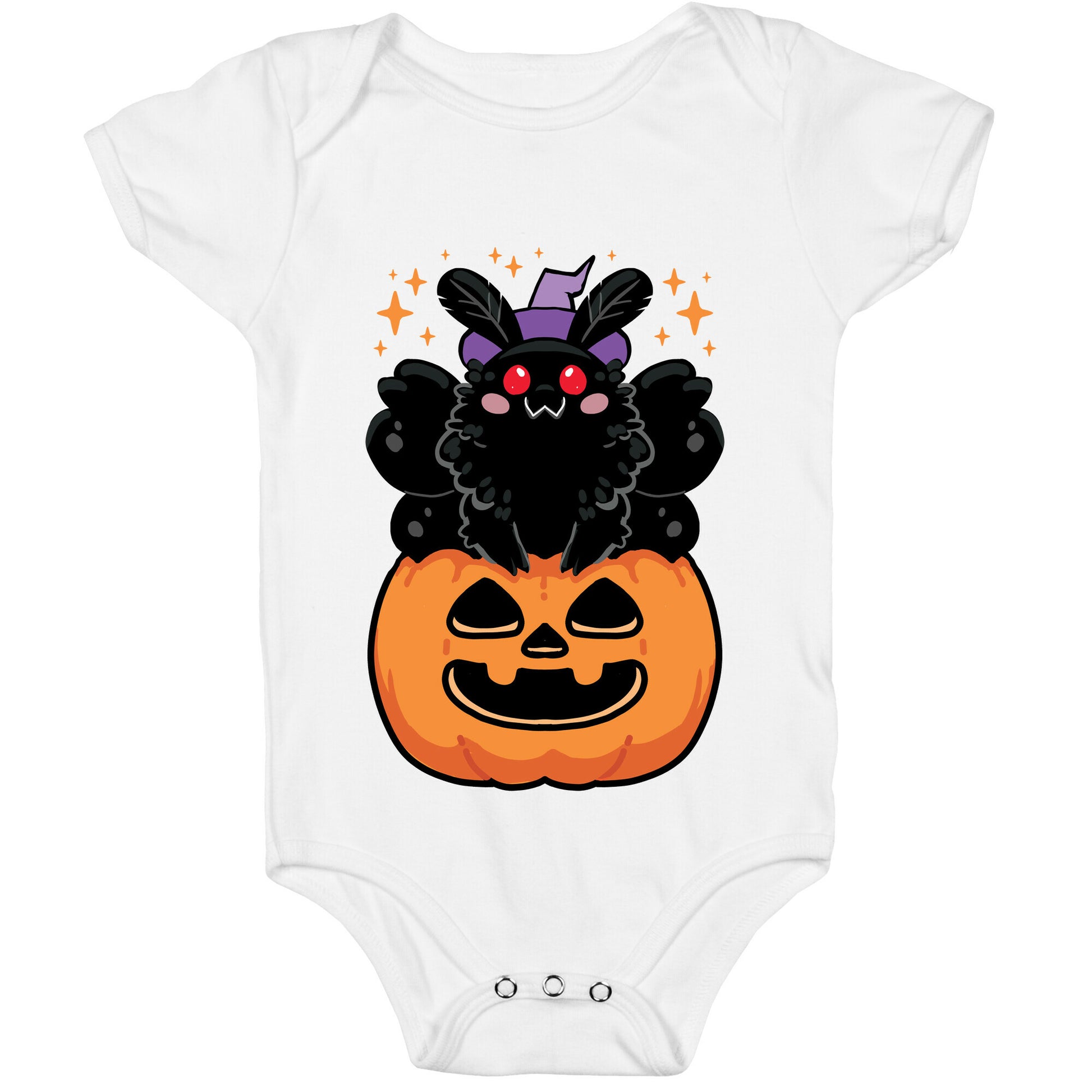 Cute Halloween Mothman Baby One Piece