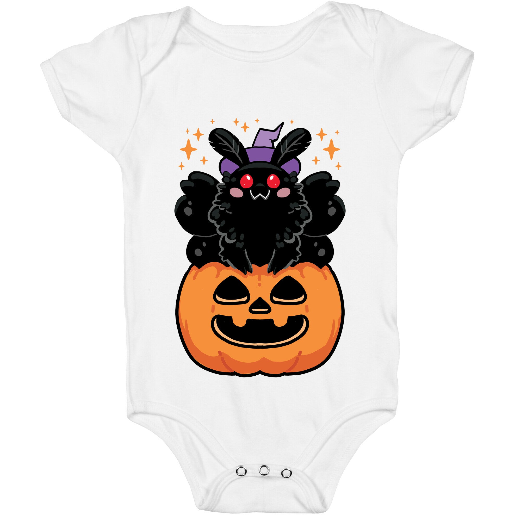 Cute Halloween Mothman Baby One Piece