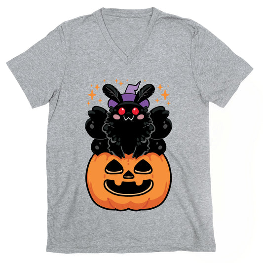 Cute Halloween Mothman V-Neck