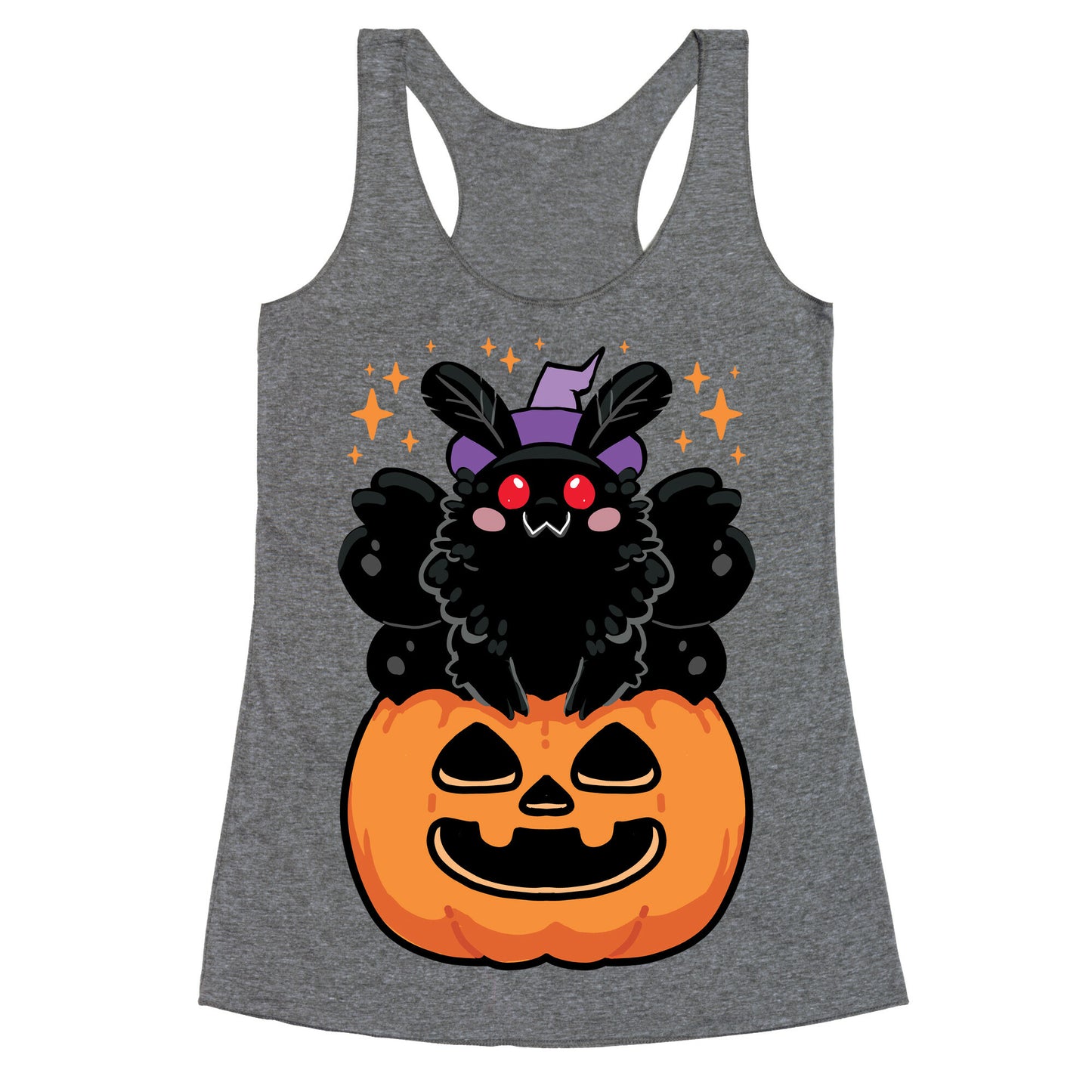 Cute Halloween Mothman Racerback Tank