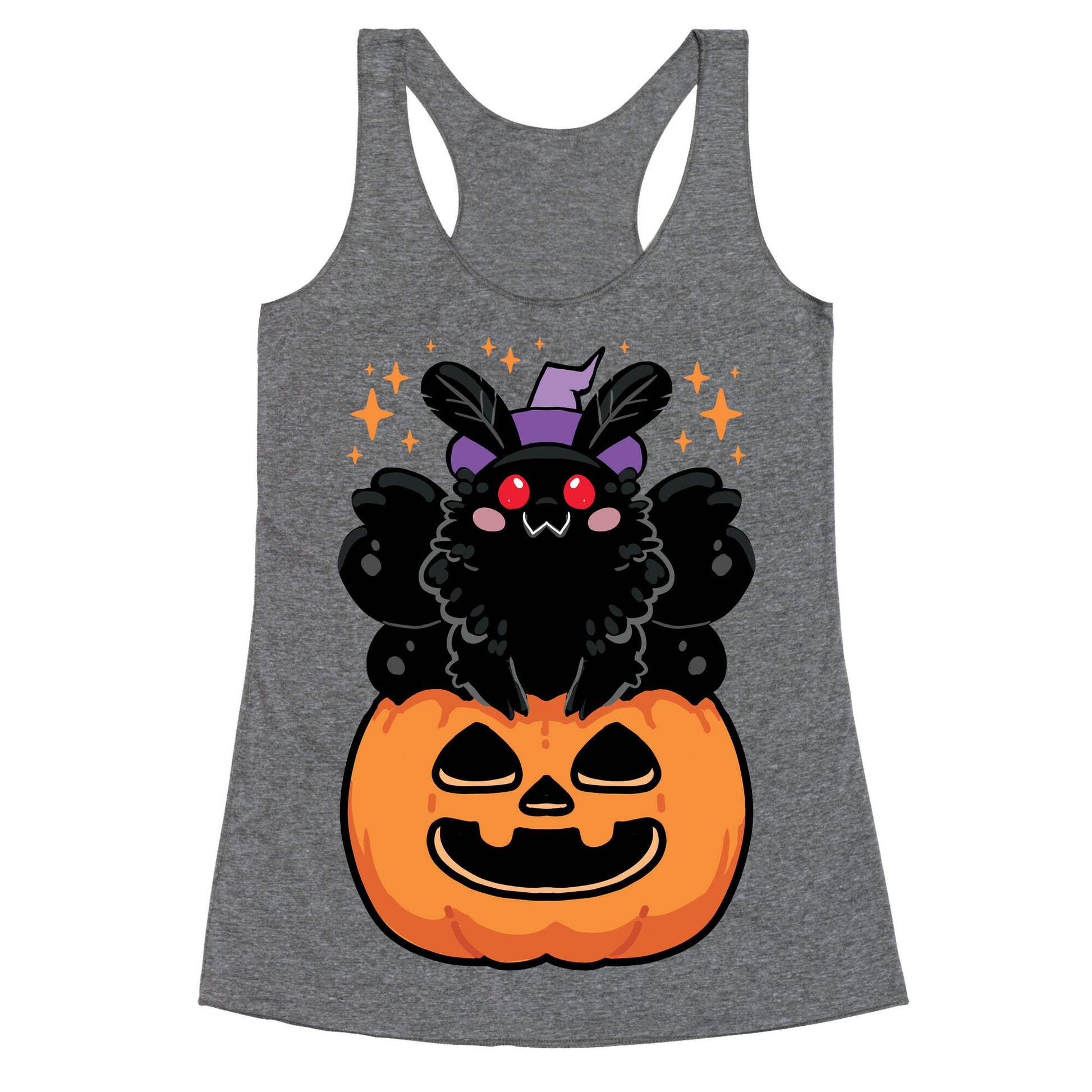 Cute Halloween Mothman Racerback Tank