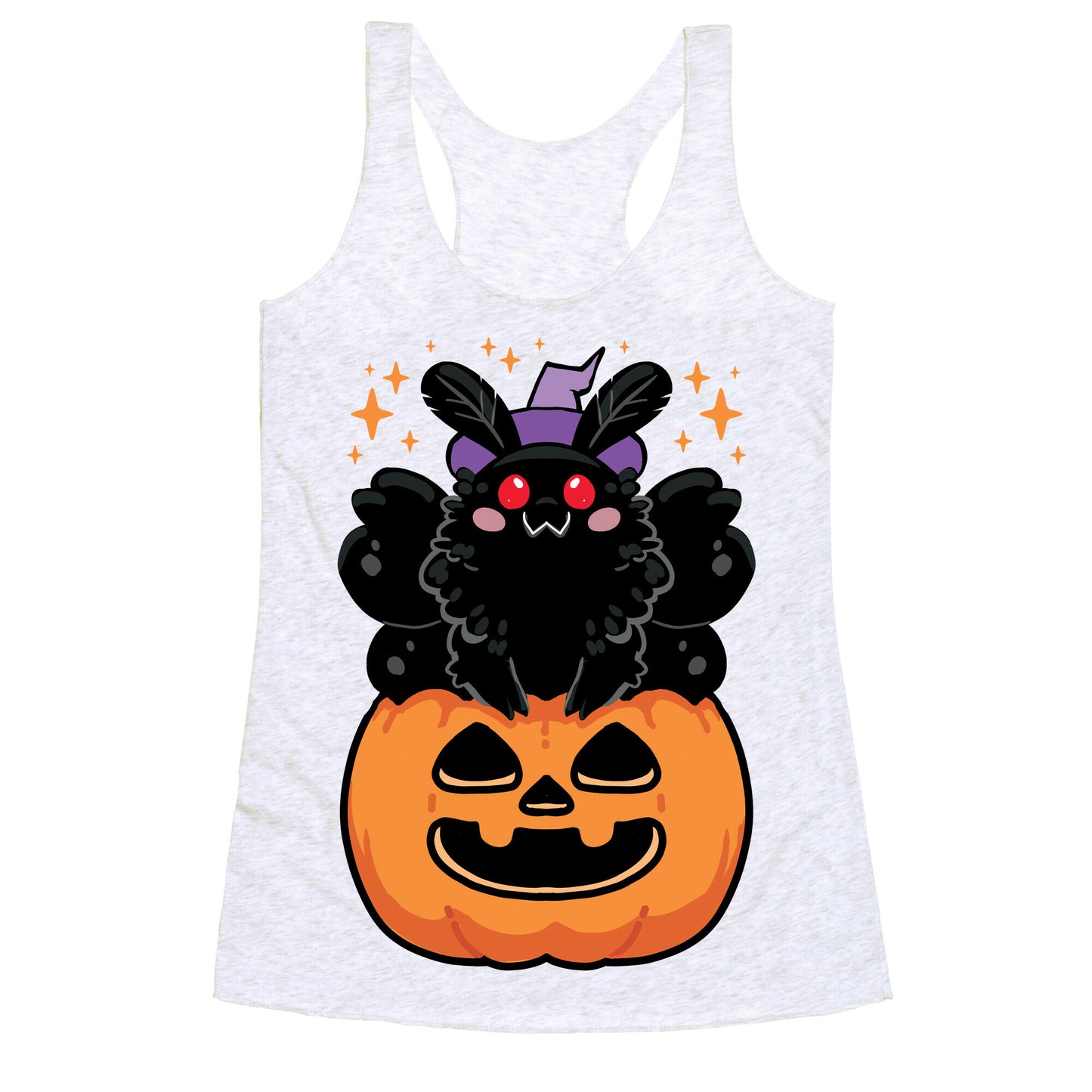 Cute Halloween Mothman Racerback Tank