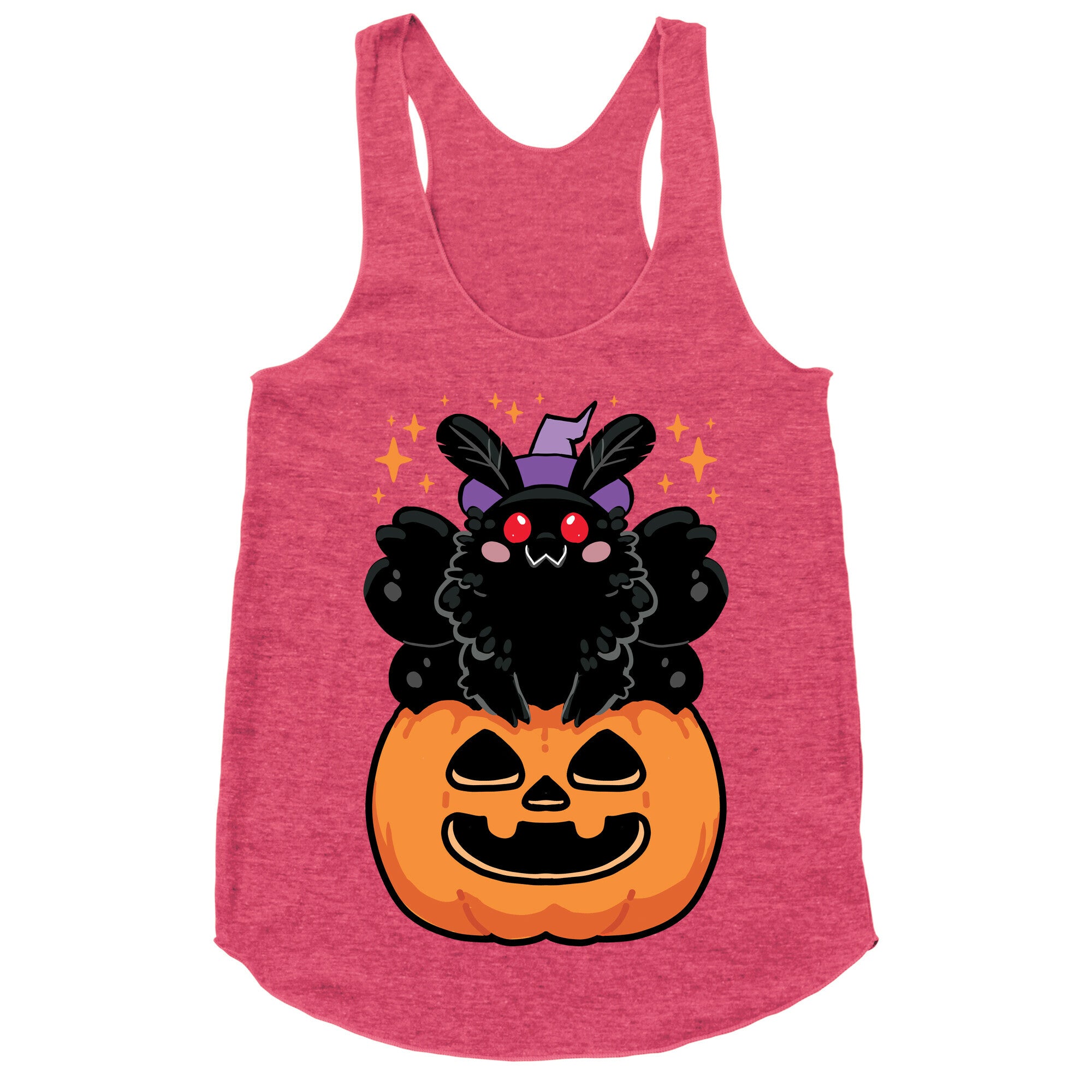 Cute Halloween Mothman Racerback Tank