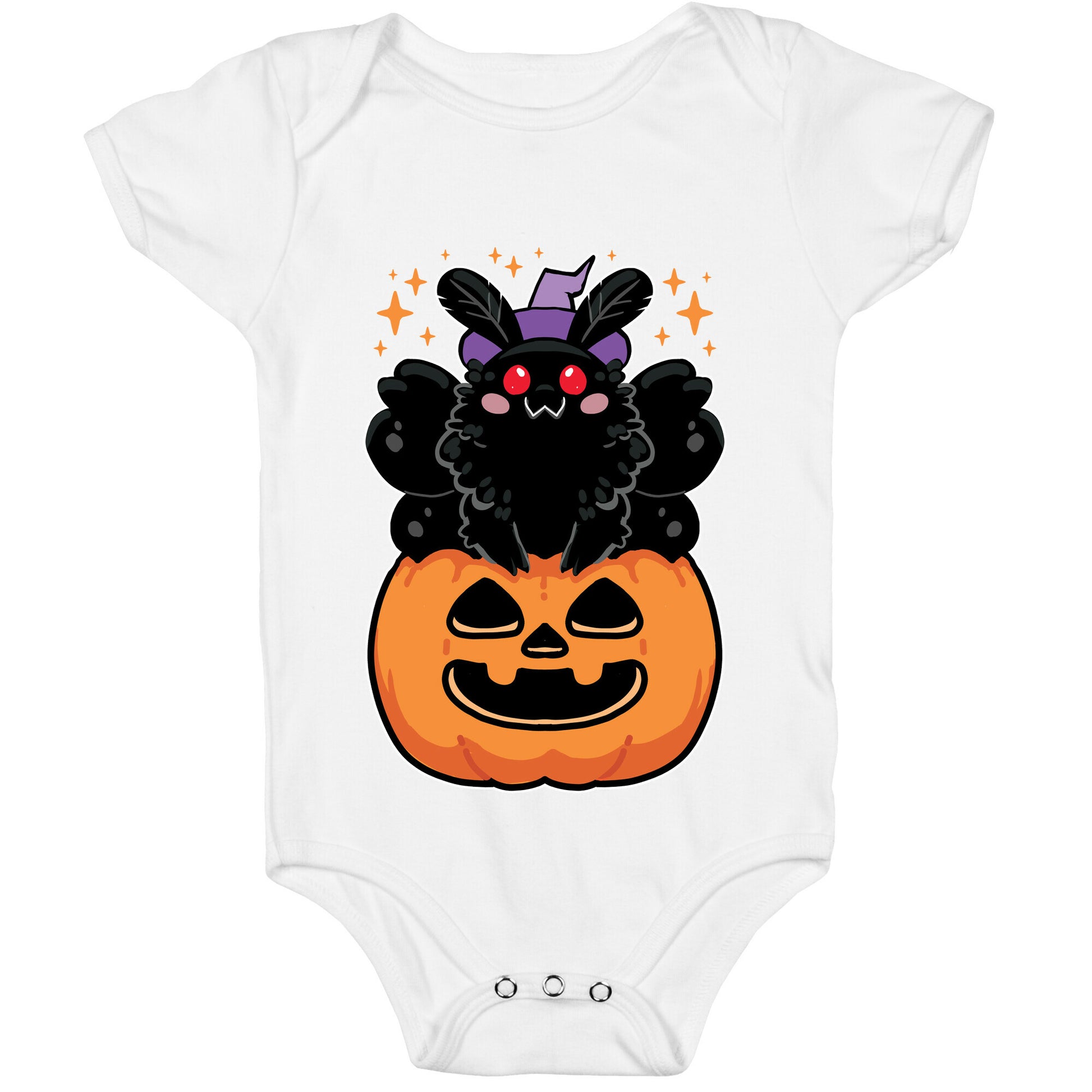 Cute Halloween Mothman Baby One Piece