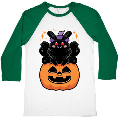 Cute Halloween Mothman Baseball Tee