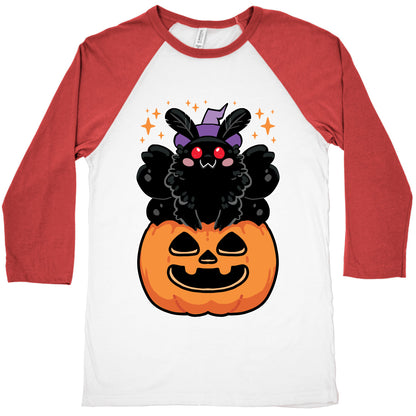 Cute Halloween Mothman Baseball Tee