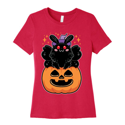 Cute Halloween Mothman Women's Cotton Tee