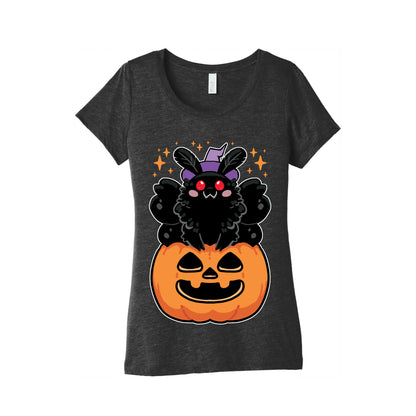 Cute Halloween Mothman Women's Triblend Tee