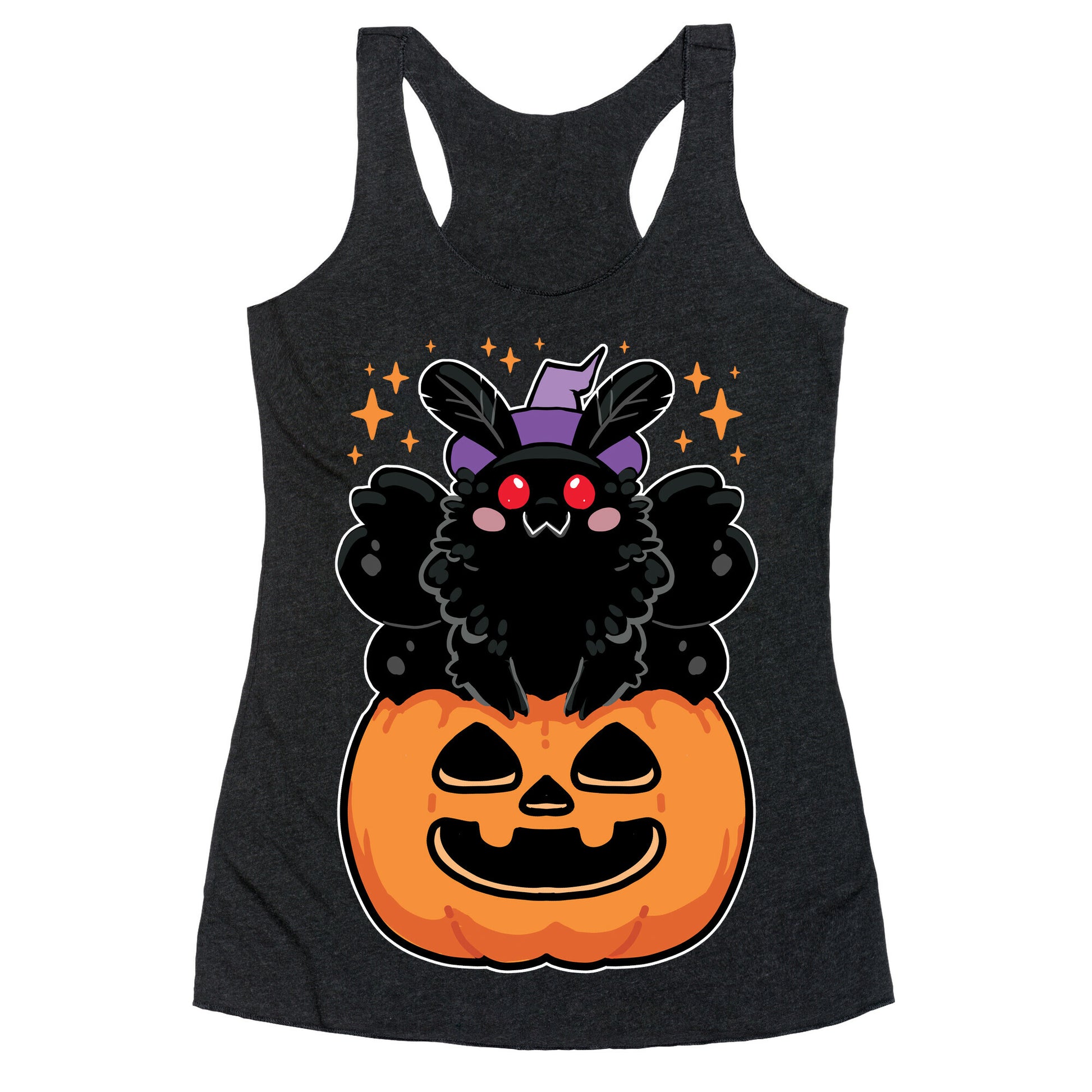 Cute Halloween Mothman Racerback Tank