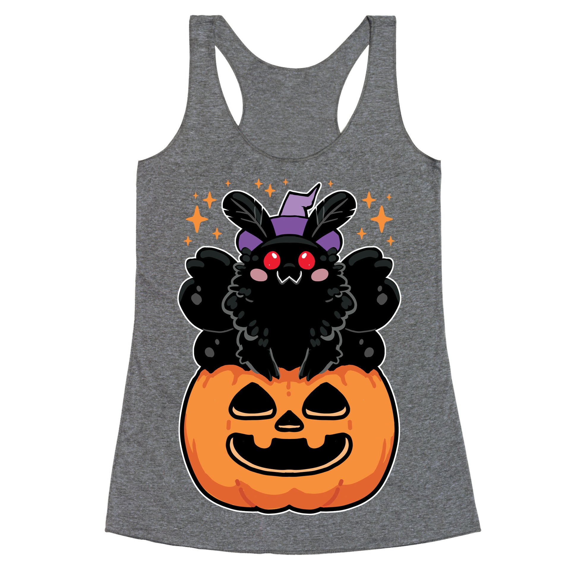 Cute Halloween Mothman Racerback Tank