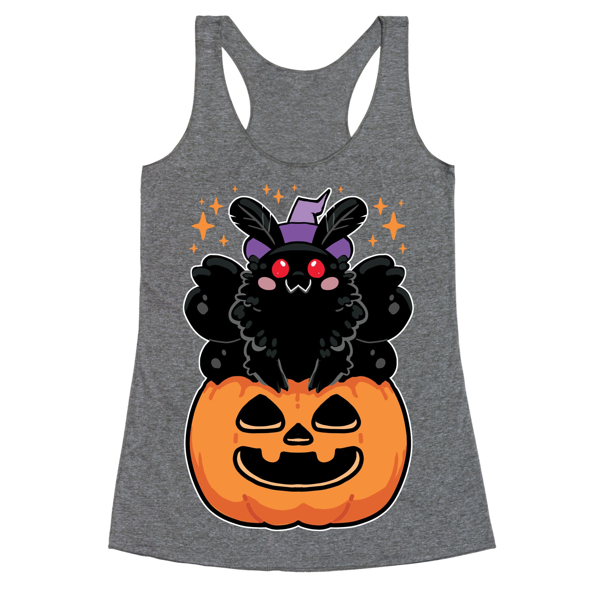 Cute Halloween Mothman Racerback Tank