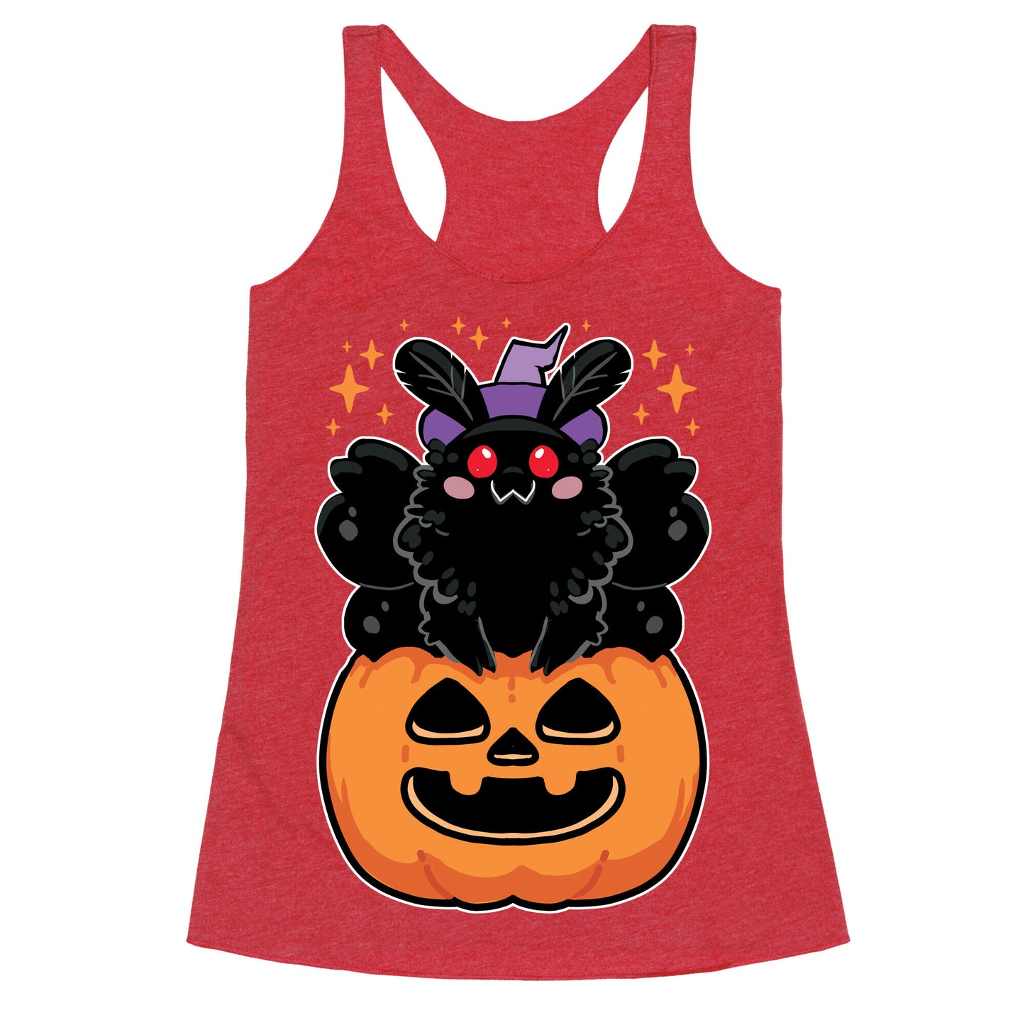 Cute Halloween Mothman Racerback Tank
