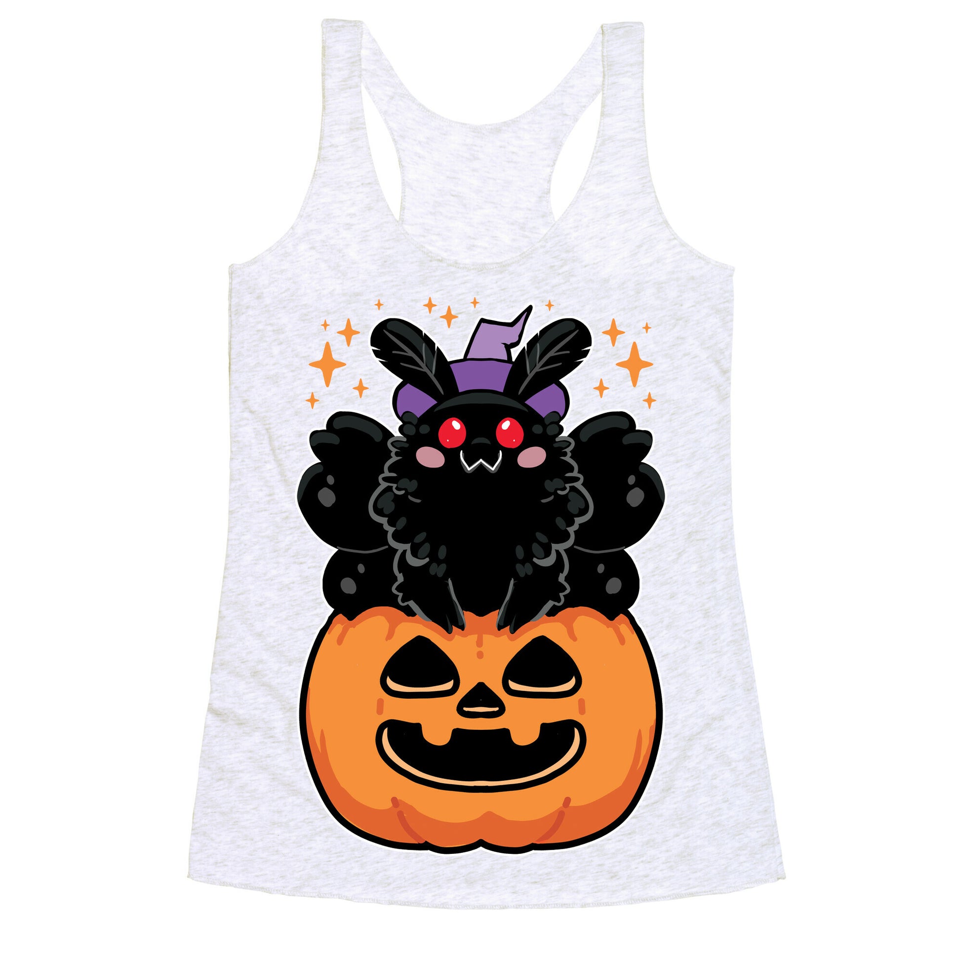 Cute Halloween Mothman Racerback Tank