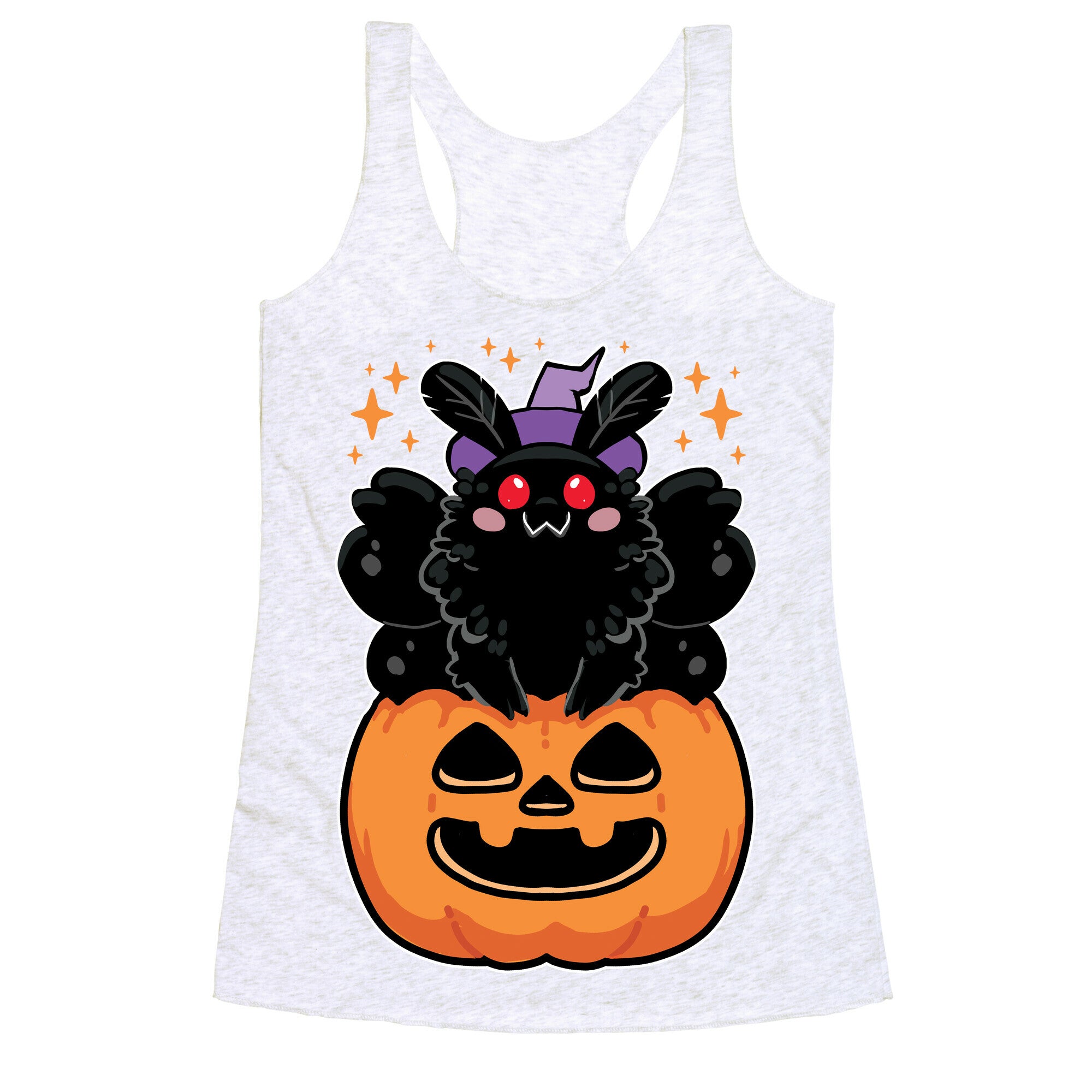 Cute Halloween Mothman Racerback Tank