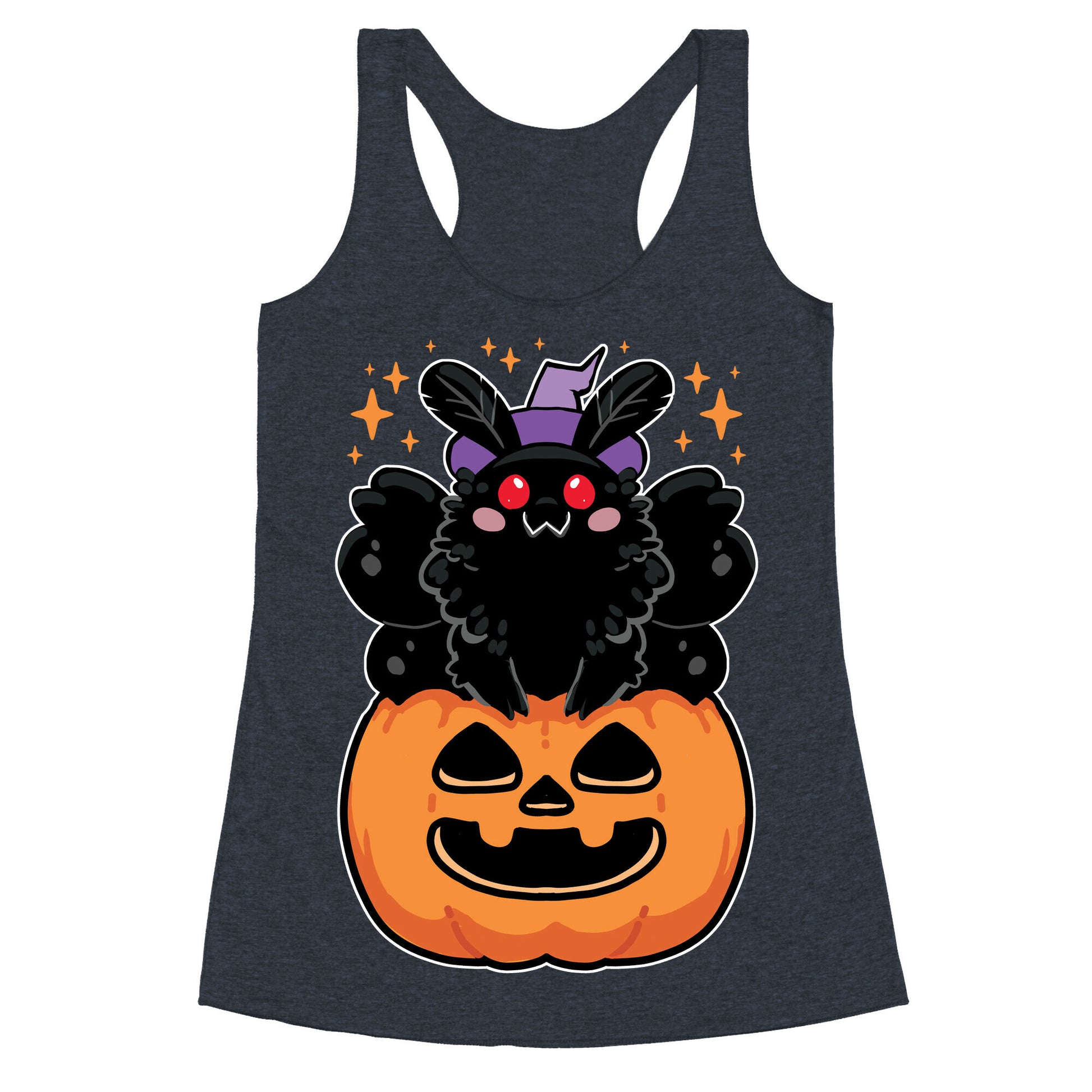 Cute Halloween Mothman Racerback Tank
